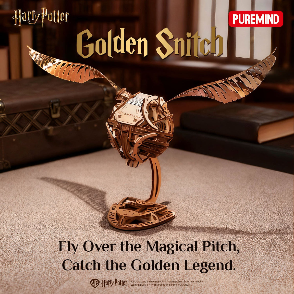 Puremind x Harry Potter—officially licensed original wooden puzzles and collectible designs for fans, gifts, and display.