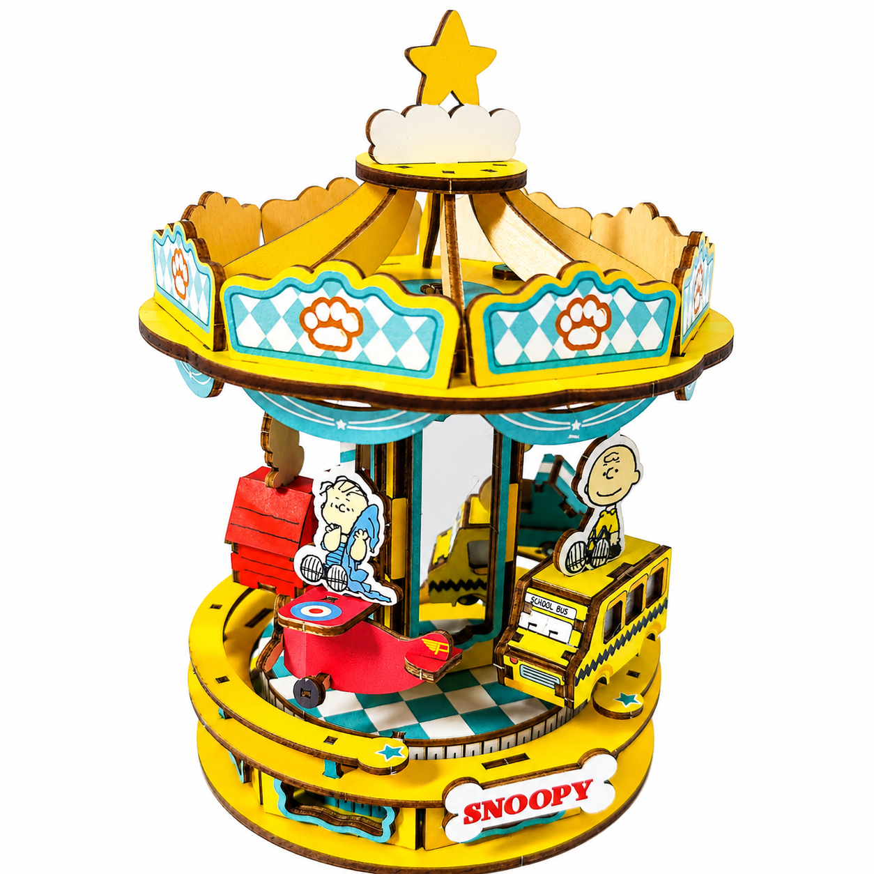 Puremind x Snoopy Amusement Park Series 1215-1218