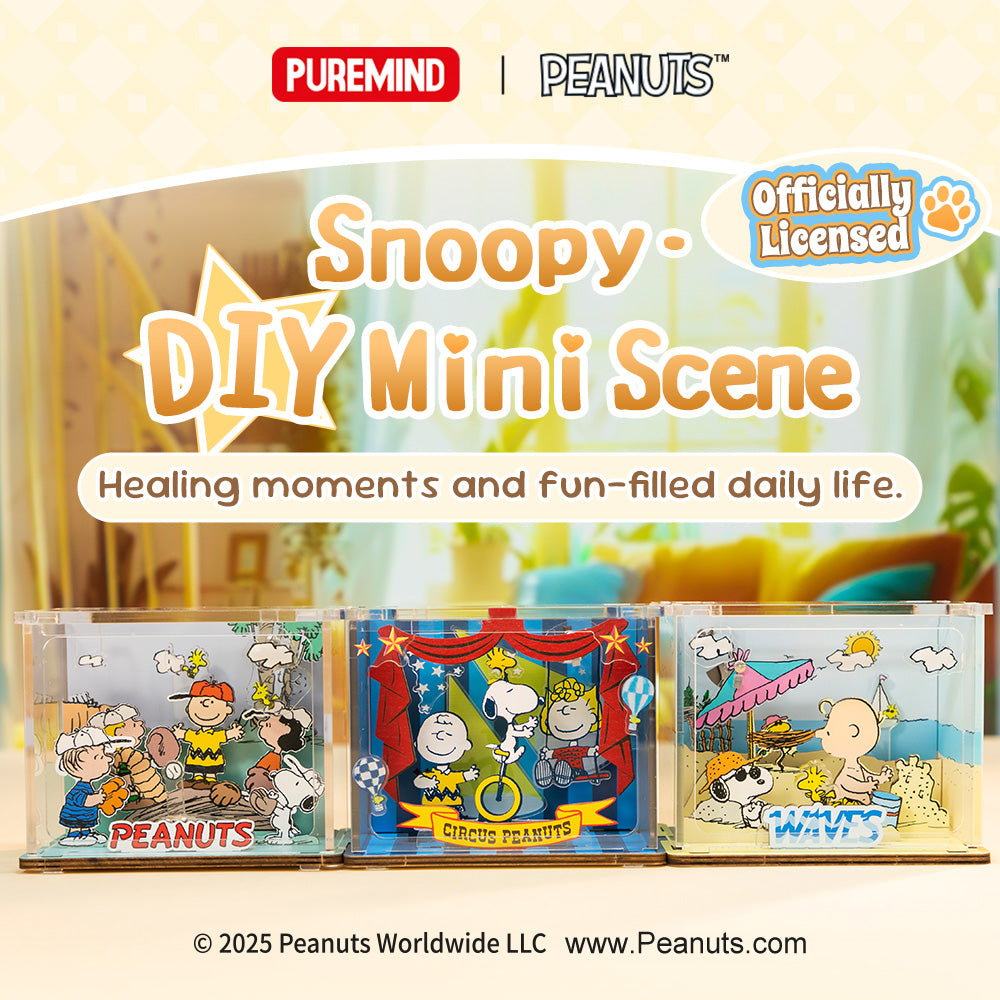 Puremind x Snoopy – Chilling at the Beach Wooden Puzzle 2103EN