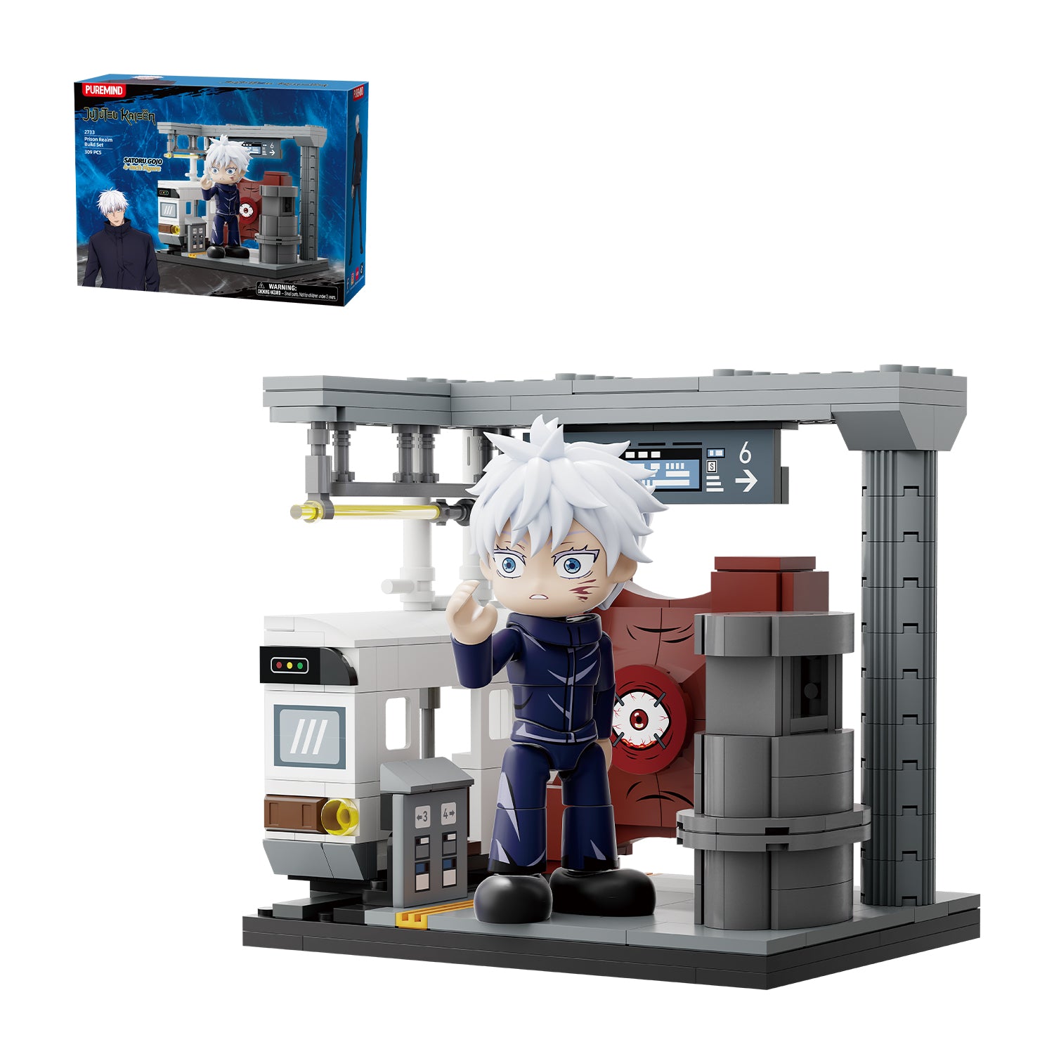 Puremind x Jujutsu Kaisen Prison Realm Building Set - Gojo Figure 2733