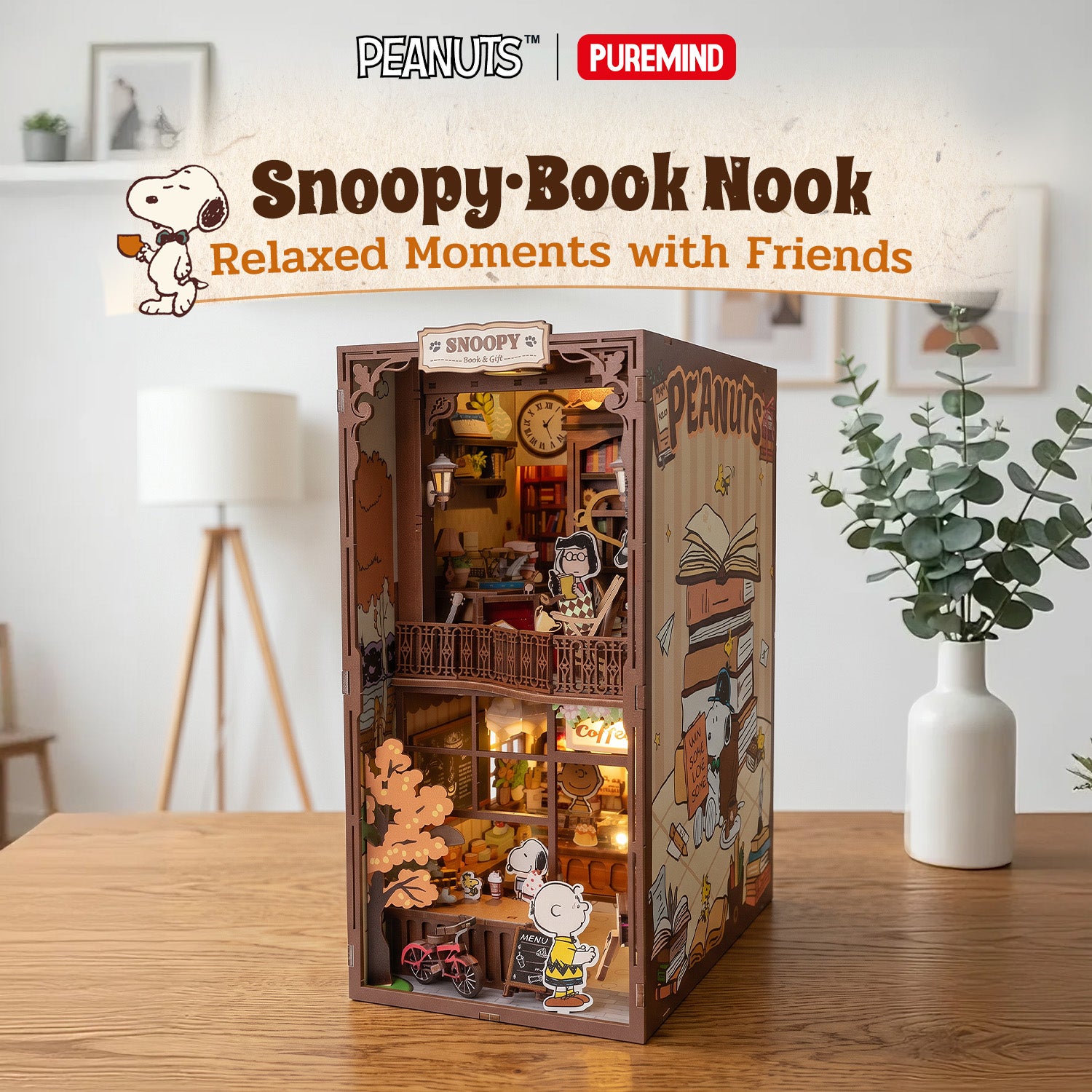 Puremind x Snoopy BOOK NOOK 1203