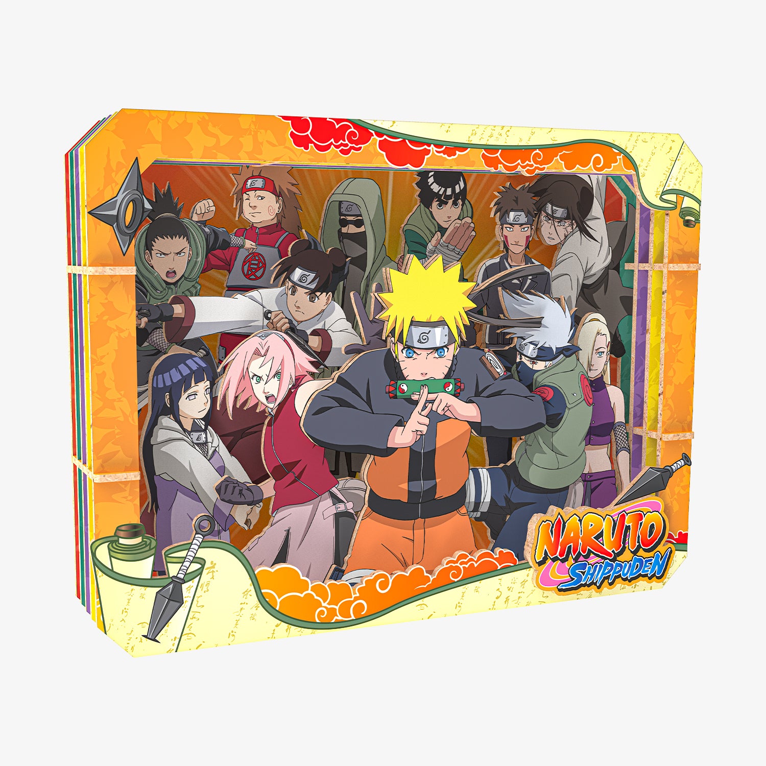 Puremind x Naruto Shippuden Forbidden Scroll Wooden Gallery (L) 3106EN