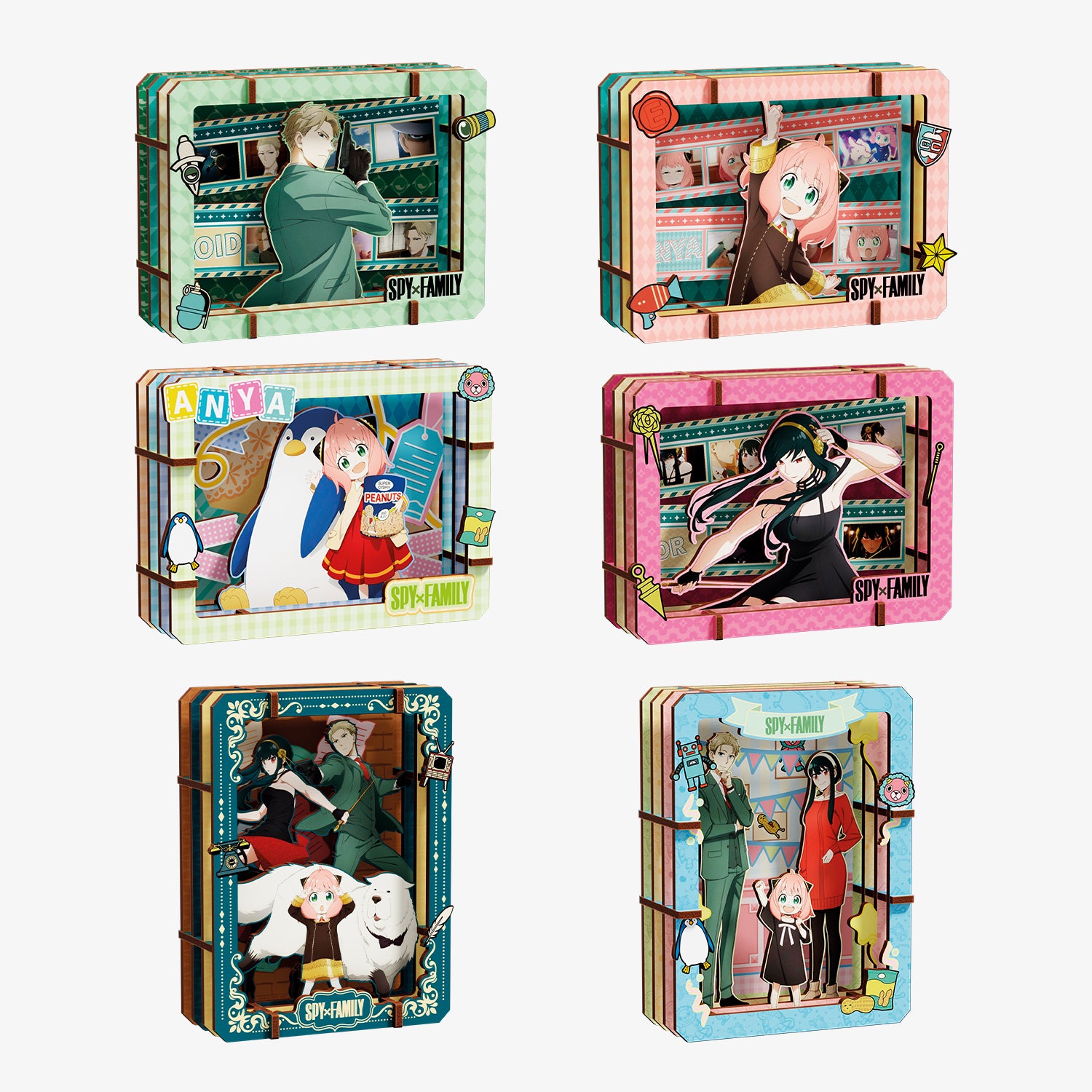 Puremind x SPY×FAMILY Wooden Gallery(S)Blind Box 3201EN