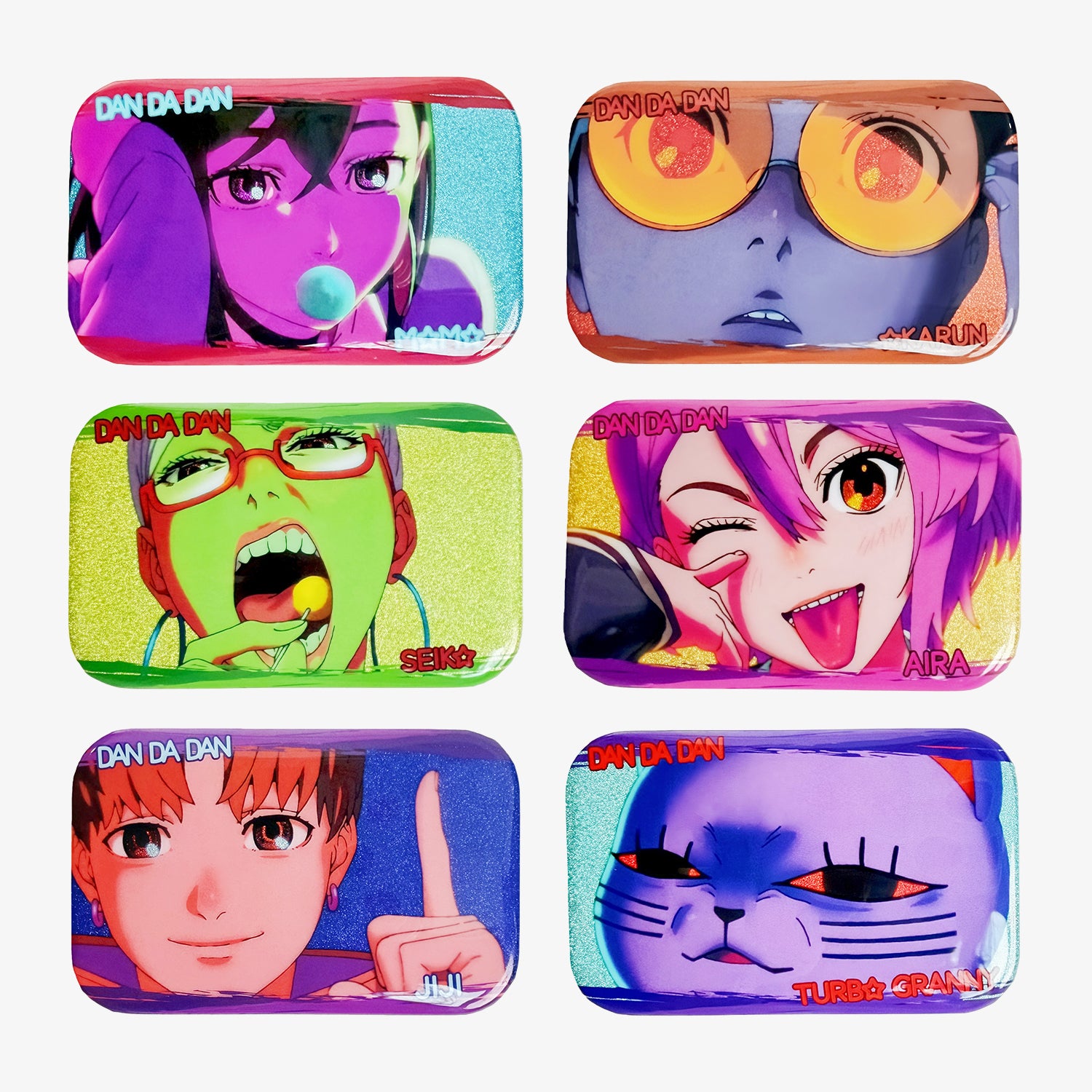 Puremind x DAN DA DAN Fantasy Close-Up Button Pin 3410EN-BAG