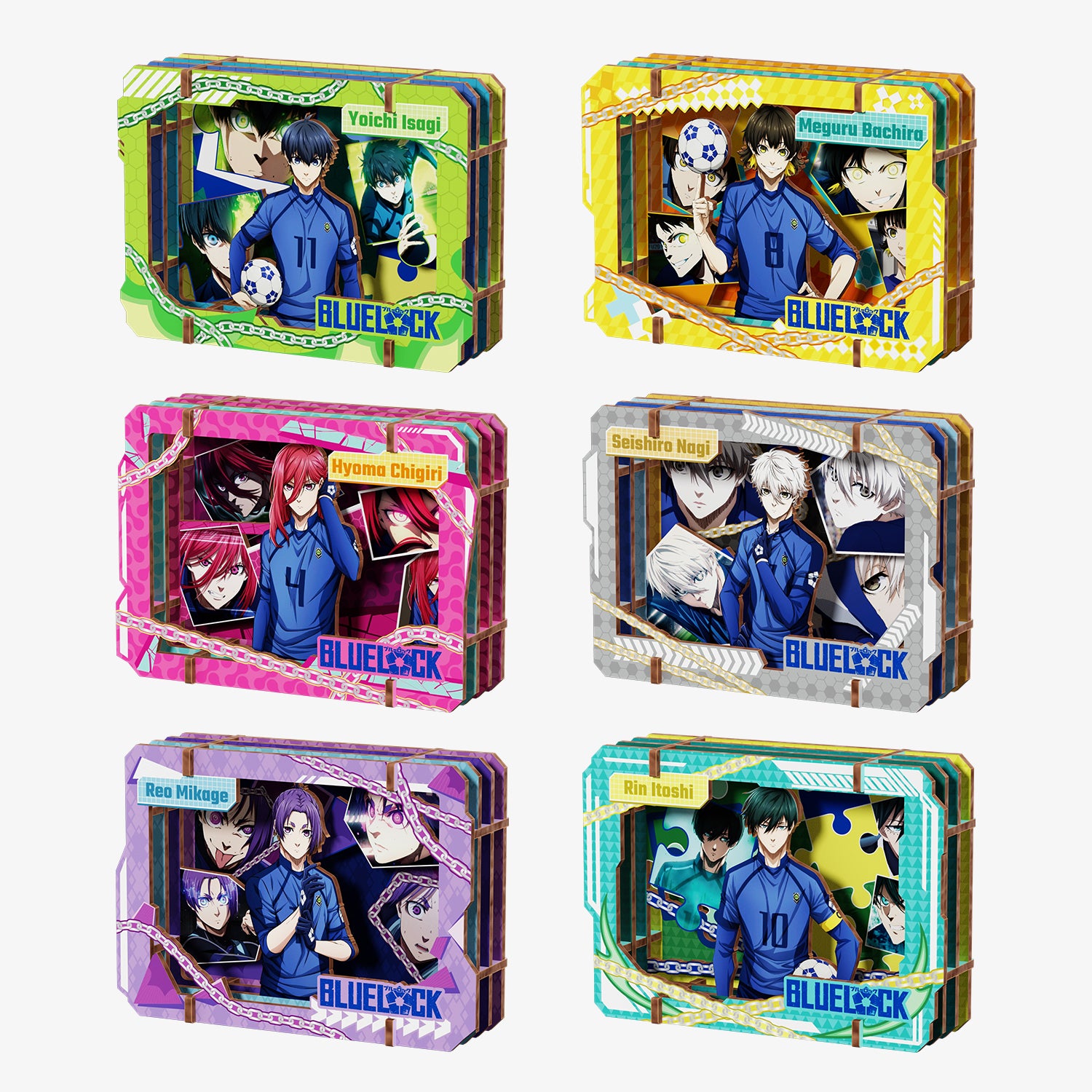 Puremind x BLUE LOCK Wooden Gallery(S)Blind Box 3501EN