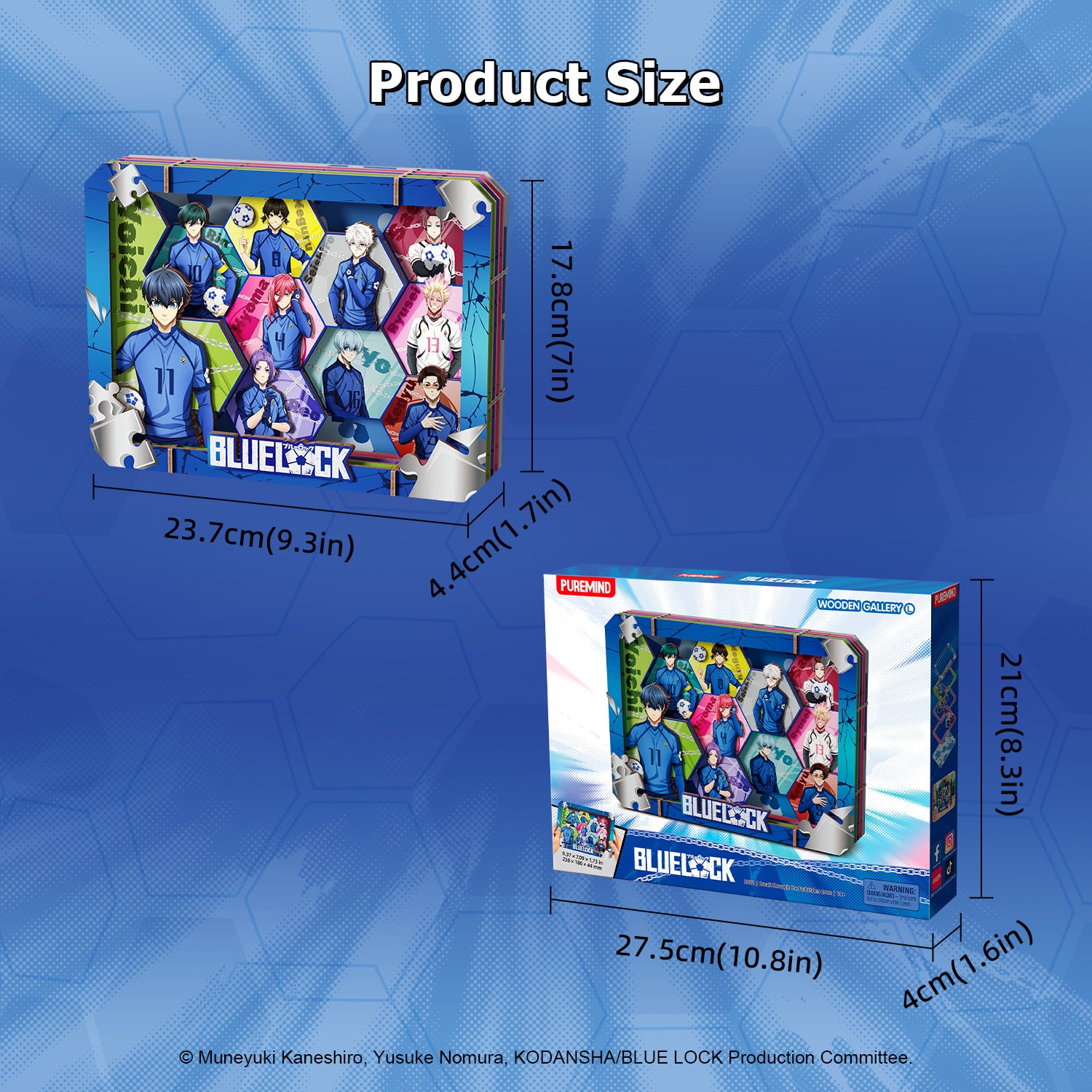 Puremind x BLUE LOCK Break Through the Forbidden Zone Wooden Gallery(L)3502EN