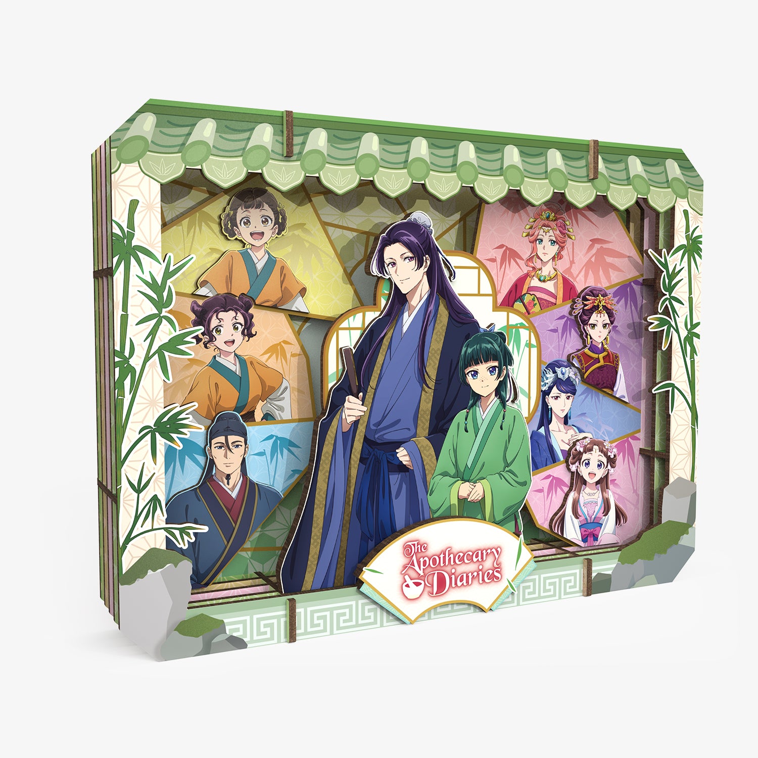 Puremind x The Apothecary Diaries Bamboo Lattice Shadows Wooden Gallery (L) 3903EN