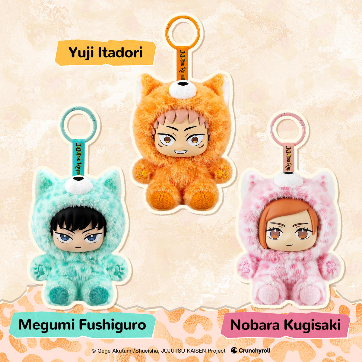 Puremind x Jujutsu Kaisen Chibi Beast Vinyl Plush Blind Box 2728EN