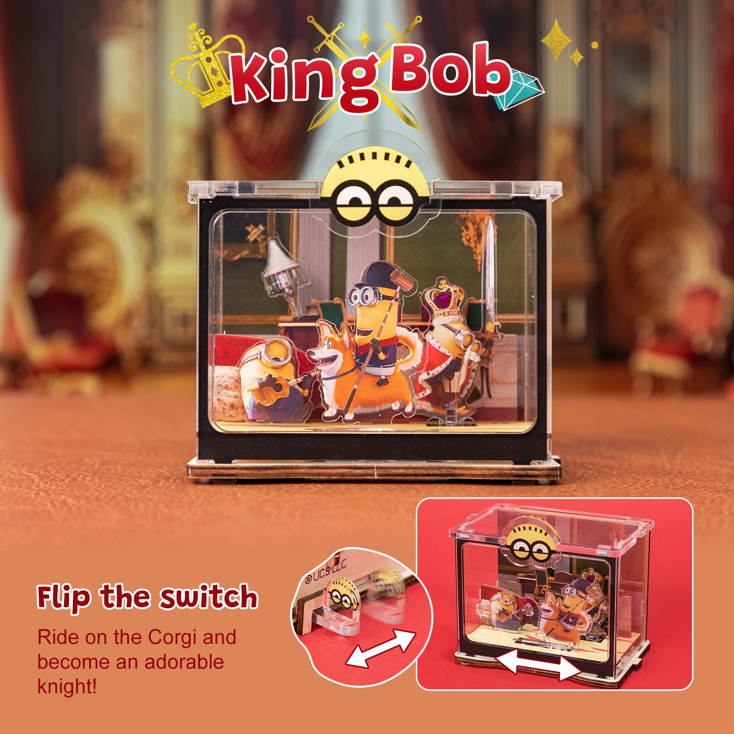 Puremind x Minions Mini Scene 1741-1743