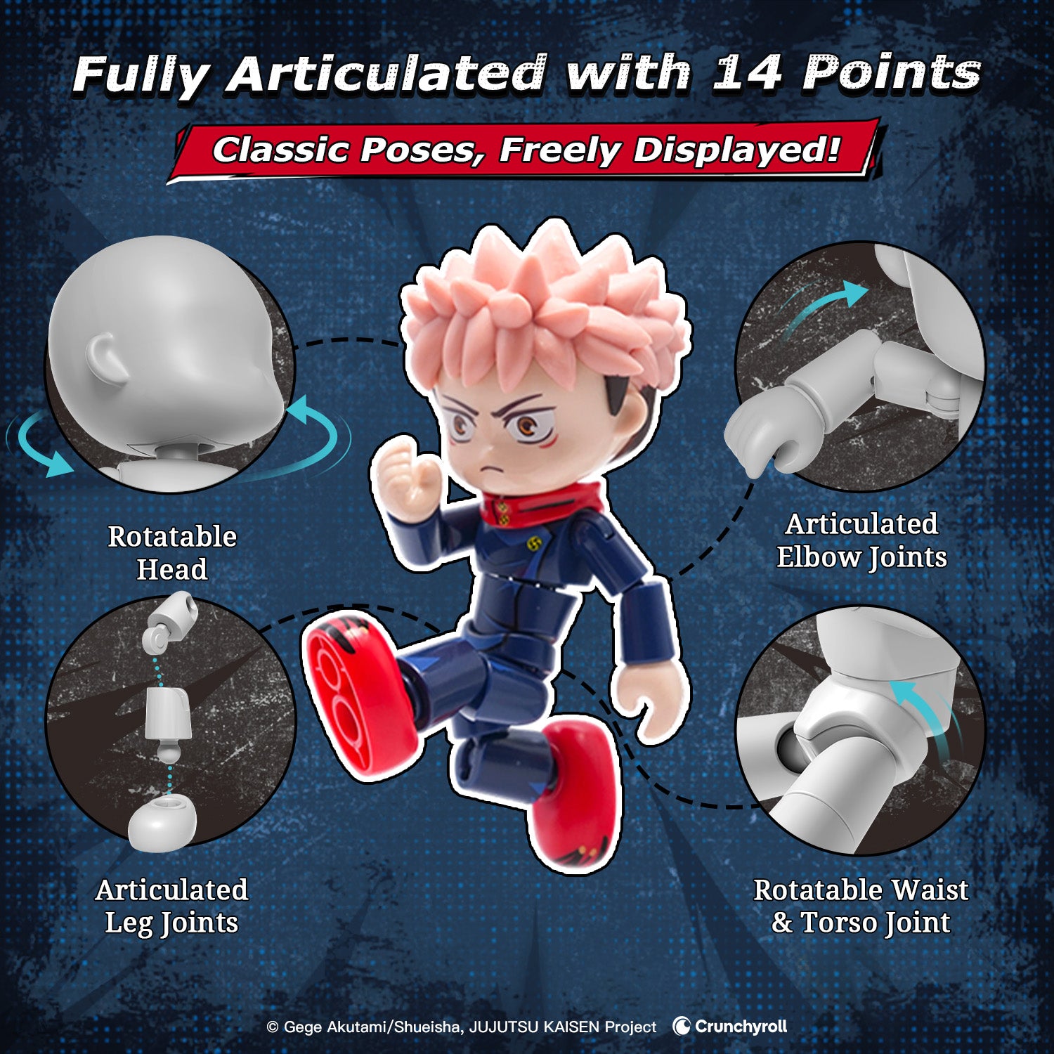Puremind x Jujutsu Kaisen Flexi.Figs Total Assauit Series 2730-BOX