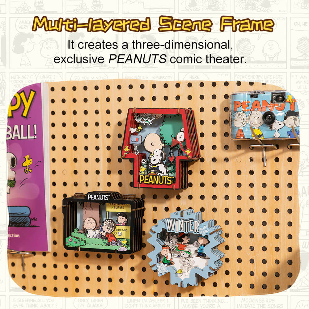Puremind x Snoopy – Wooden Puzzle Series 2301EN-2303EN
