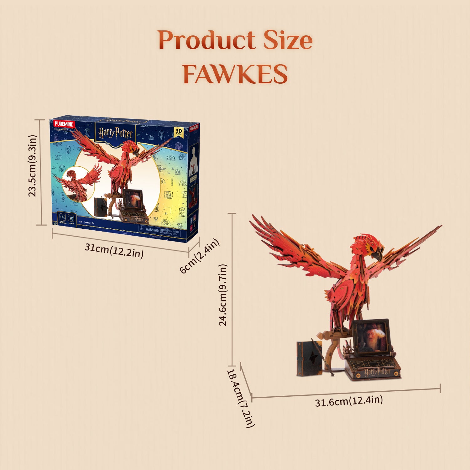 Puremind x Harry Potter Fawkes 1626