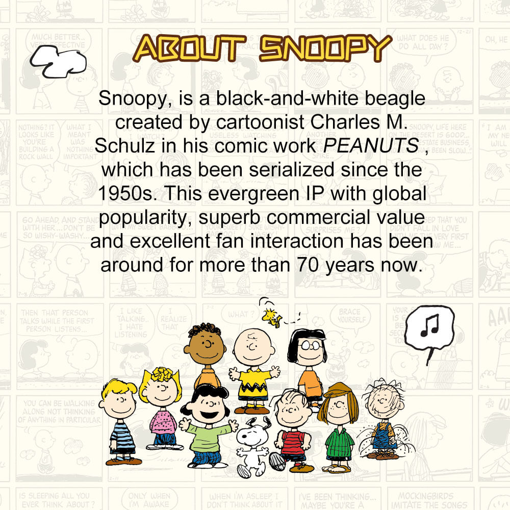 Puremind x Snoopy – Summer Snapshot Wooden Puzzle 2302