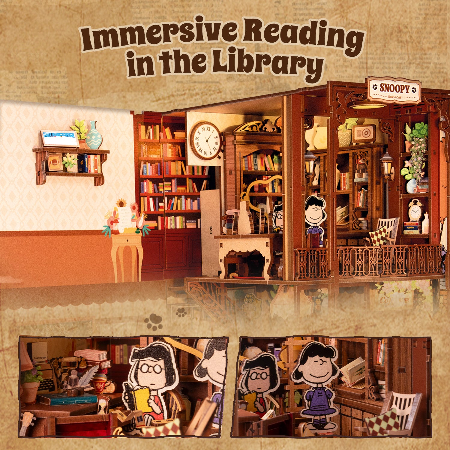 Puremind x Snoopy BOOK NOOK 1203