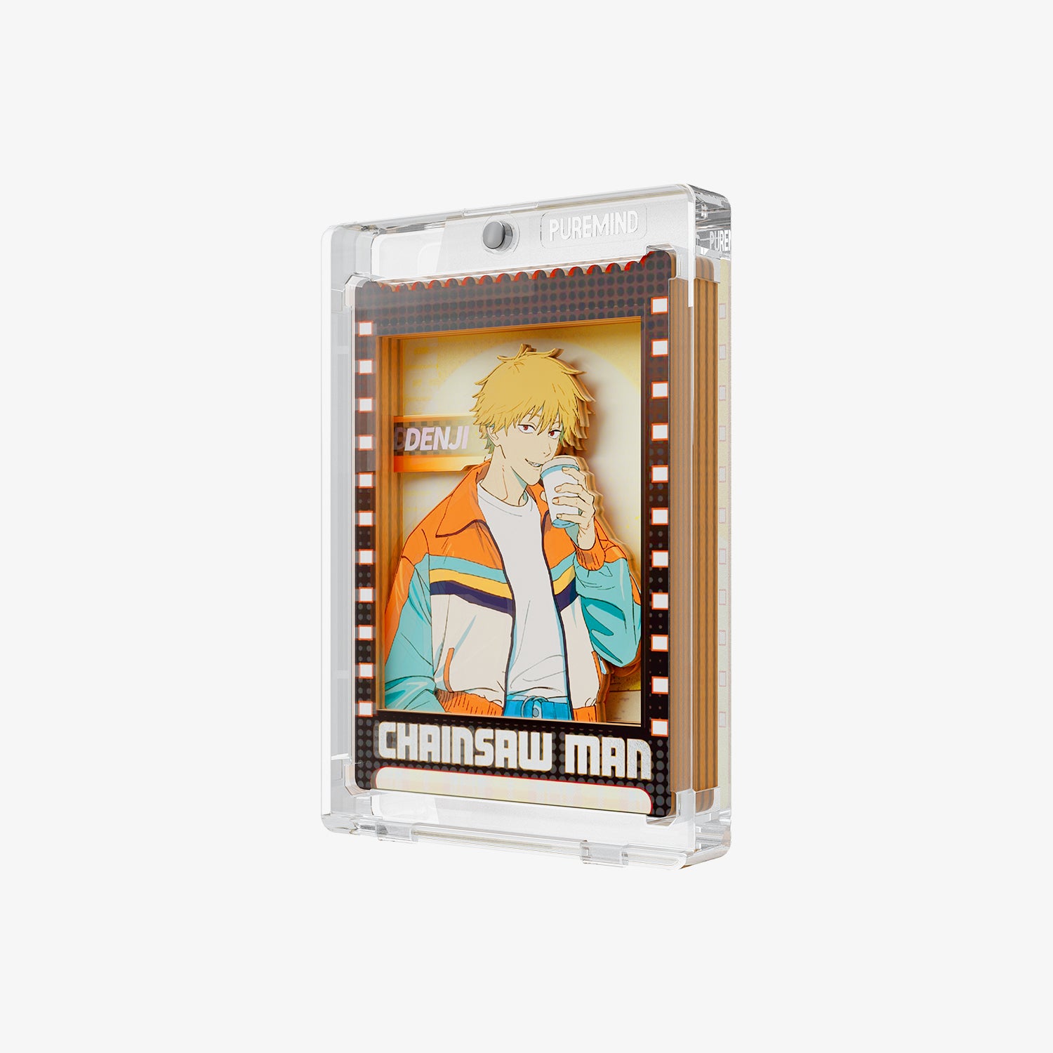 Puremind x Chainsaw Man Sorcery Prism Pane mini art panel display Chainsaw man