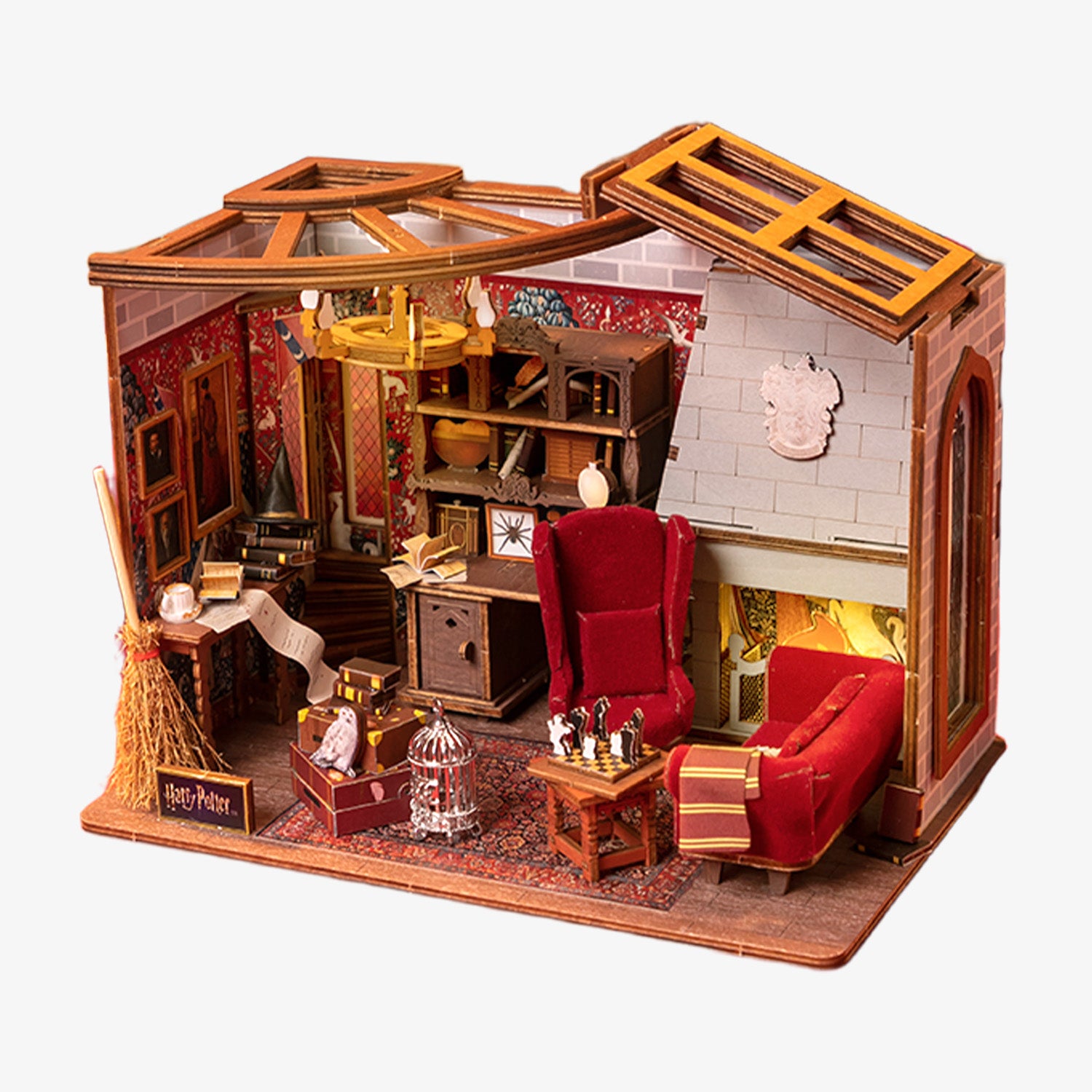 Puremind x Harry Potter Gryffindor Common Room wooden puzzle