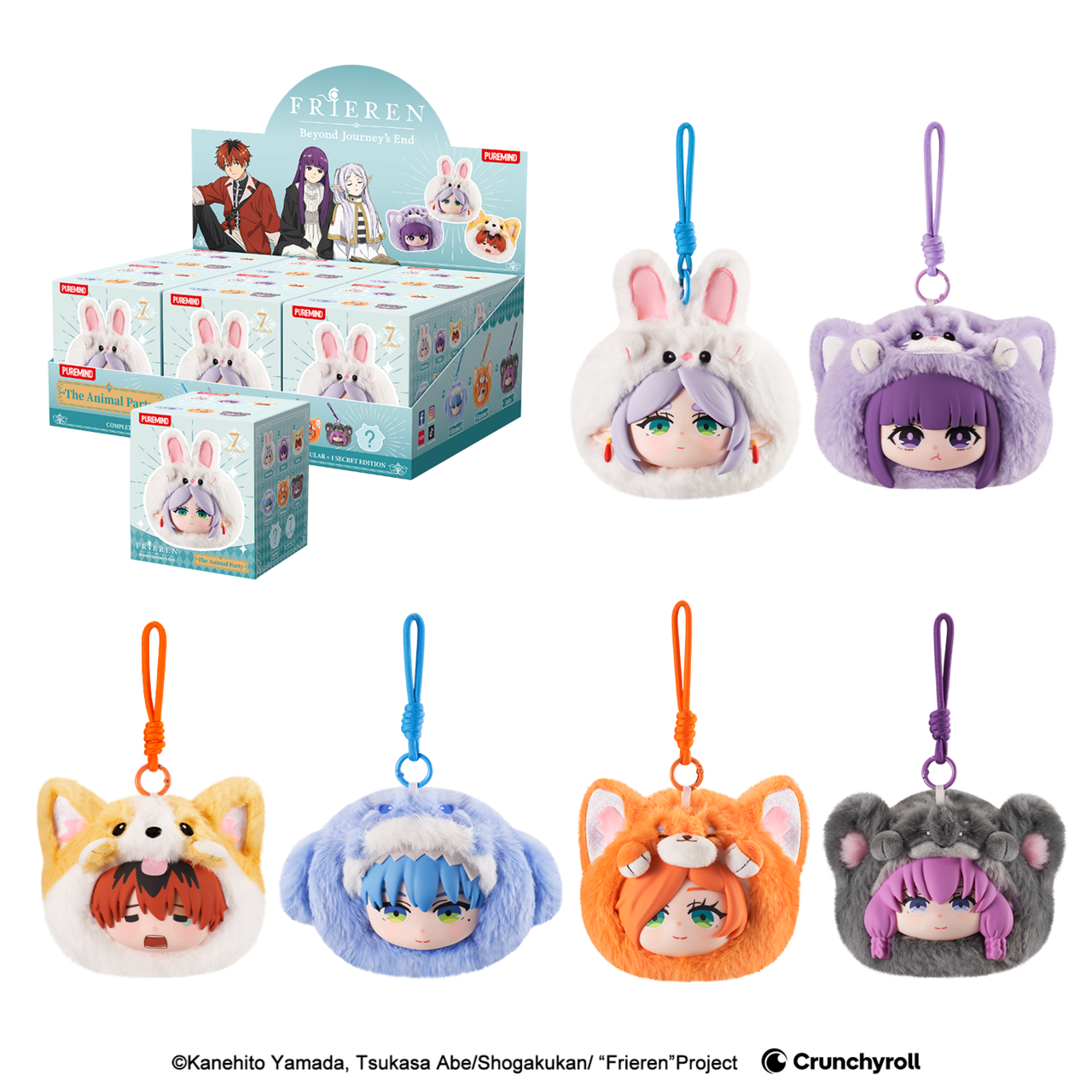 Puremind x Frieren Animal Party Series Vinyl Plush Blind BOX 2526EN