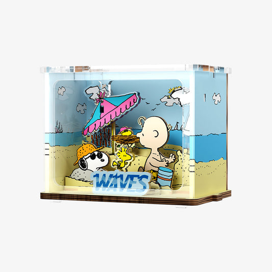 Puremind x Snoopy – Chilling at the Beach Wooden Puzzle 2103