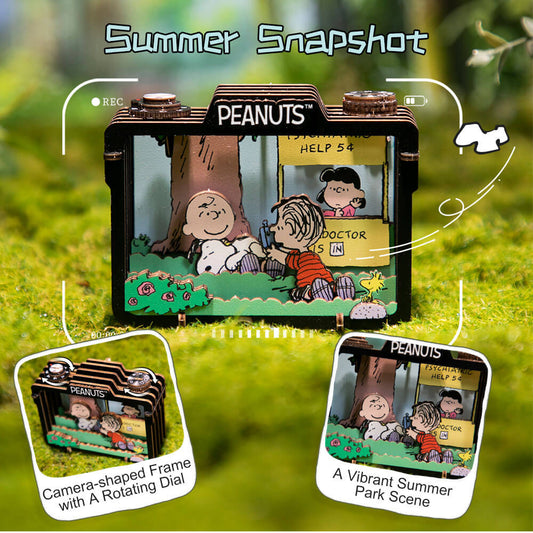 Puremind x Snoopy – Summer Snapshot Wooden Puzzle 2302