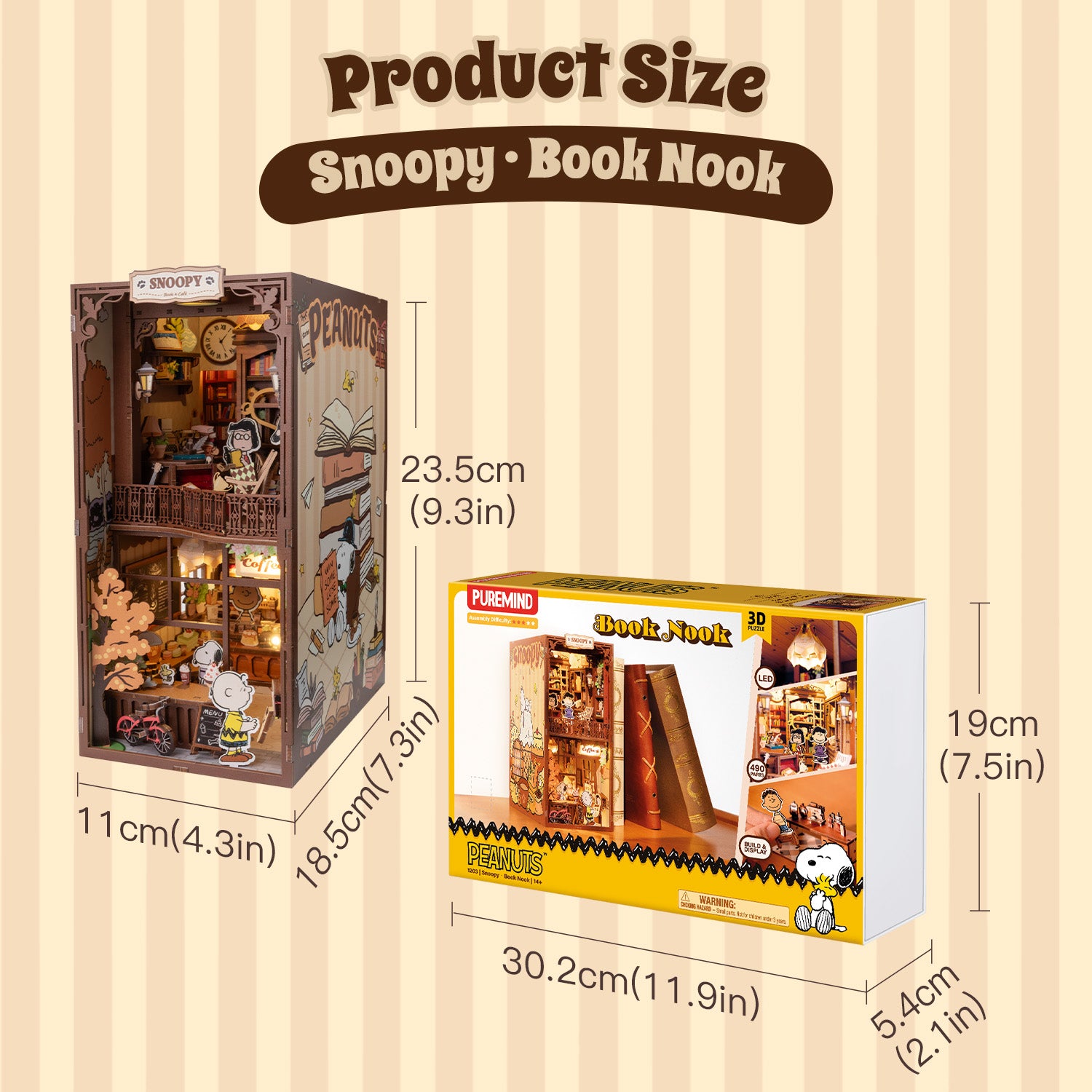 Puremind x Snoopy  BOOK NOOK 1203