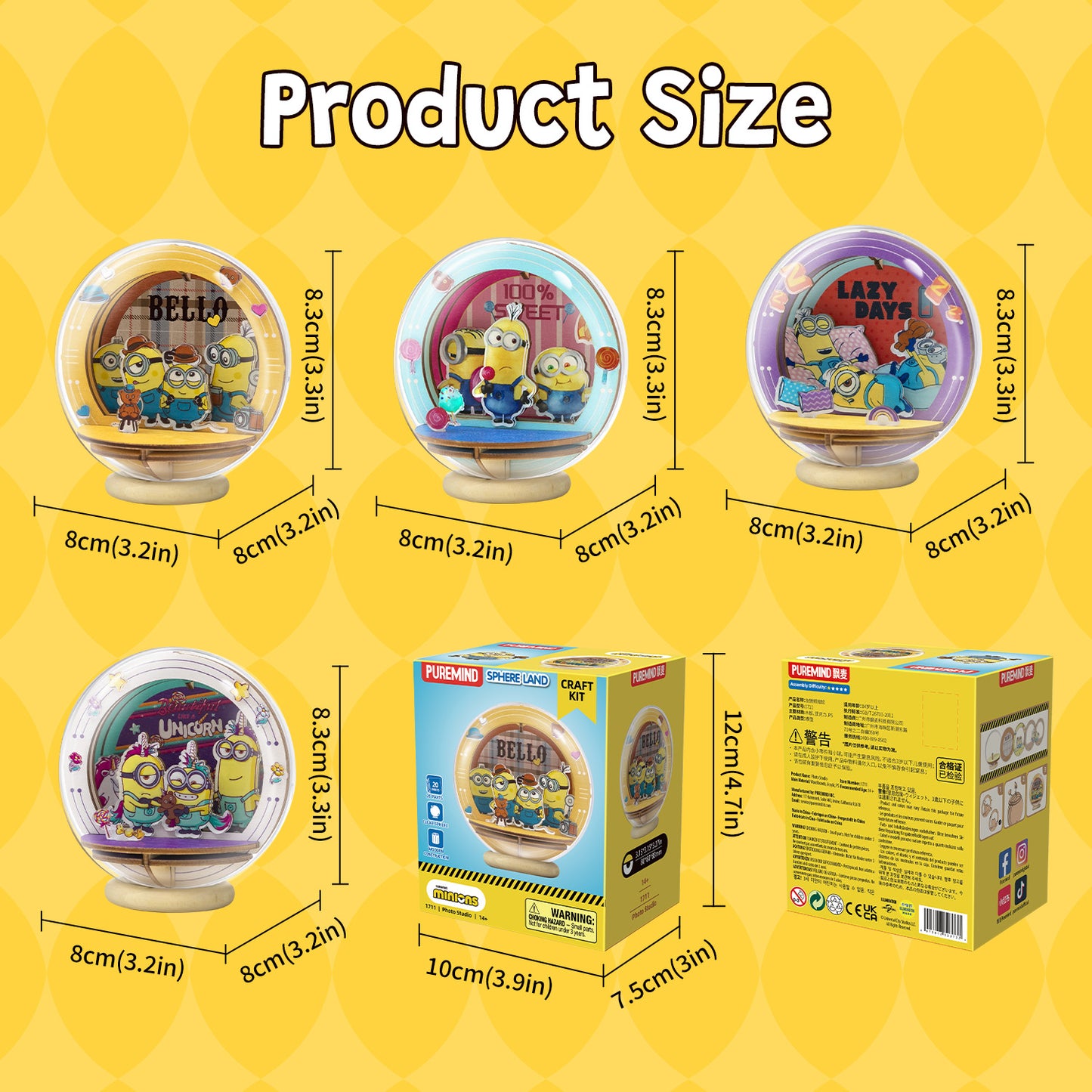 Puremind x Minions Sphere Land 1711-1714