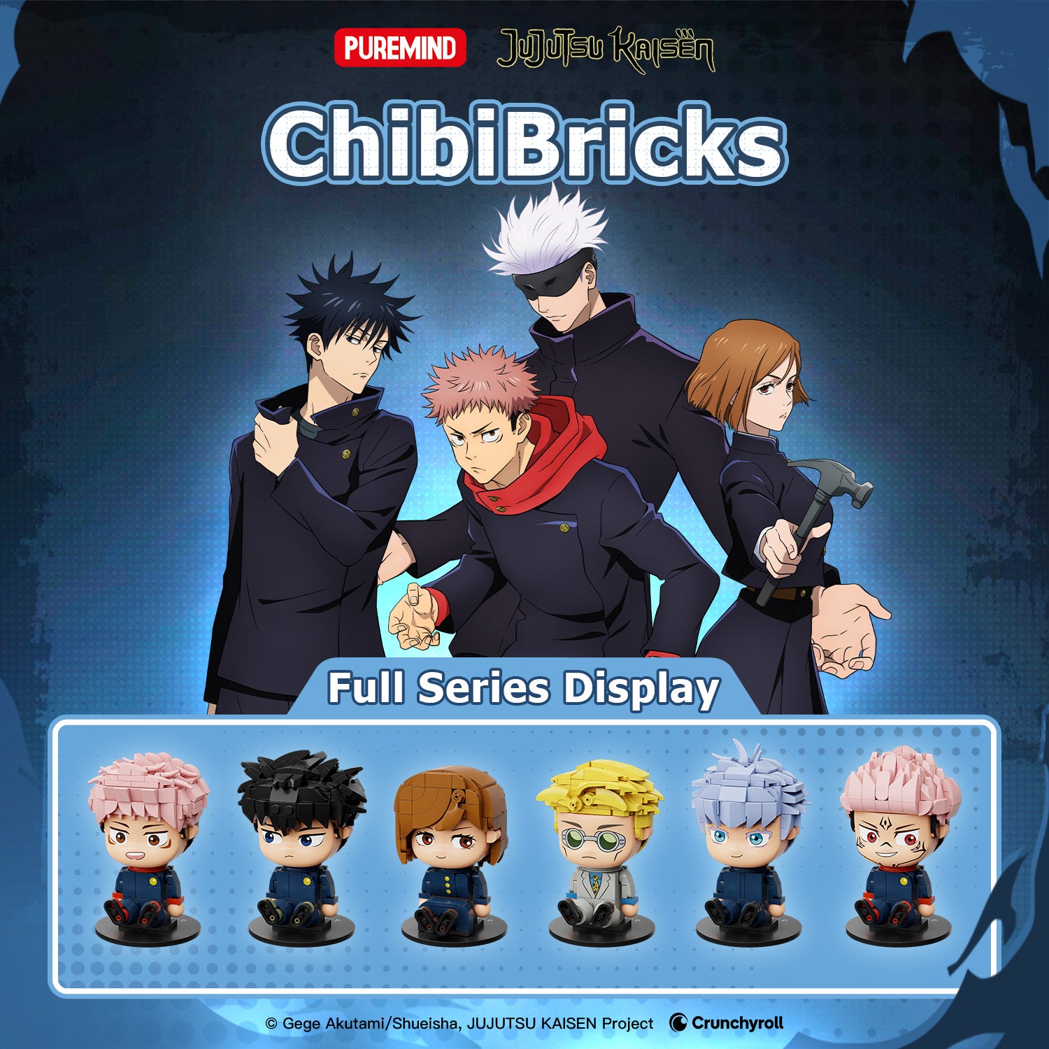 Puremind x Jujutsu Kaisen ChibiBricks Blind Box 2734EN