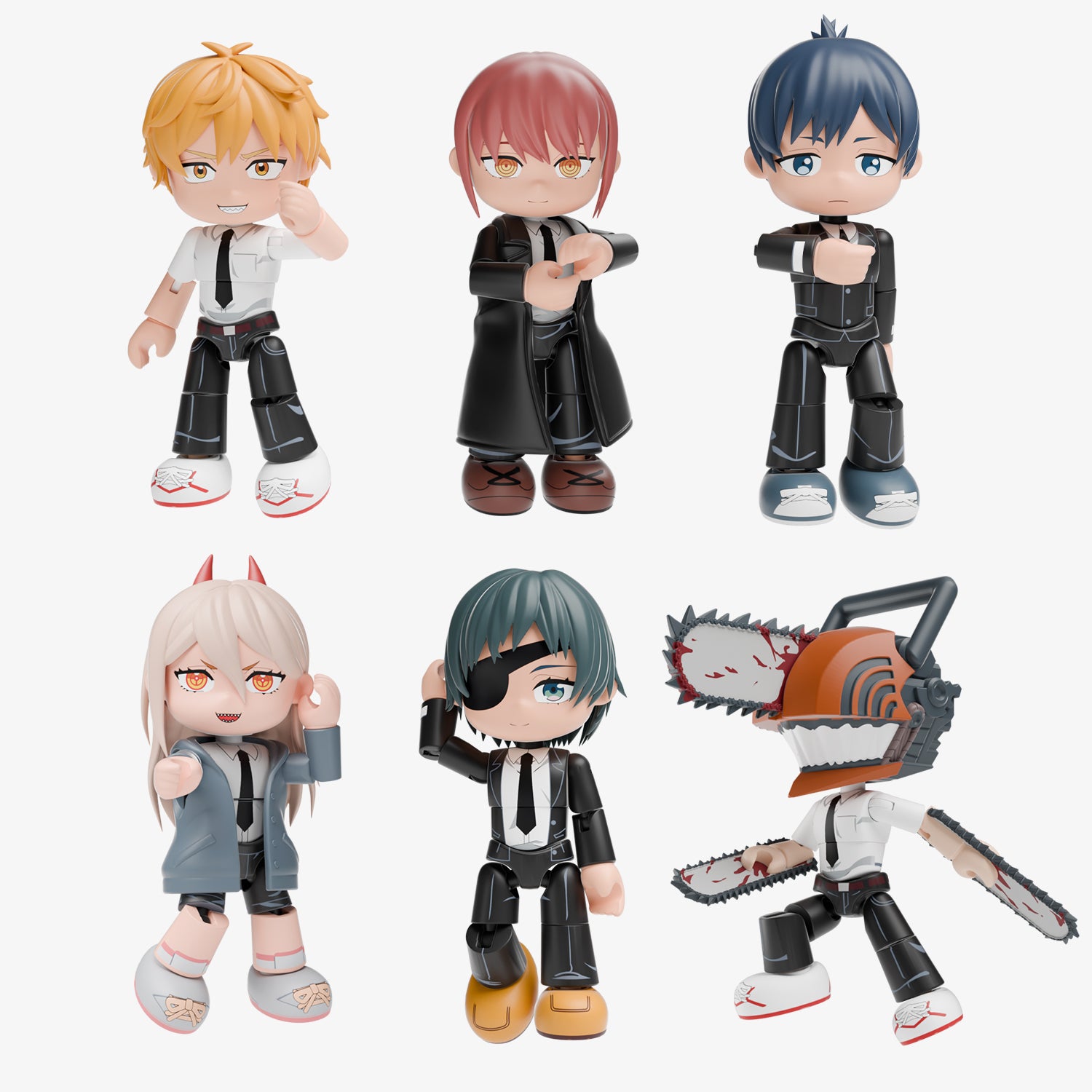 Puremind x Chainsaw Man Flexi.Figs Demon Hunter Squad 2812EN-BOX