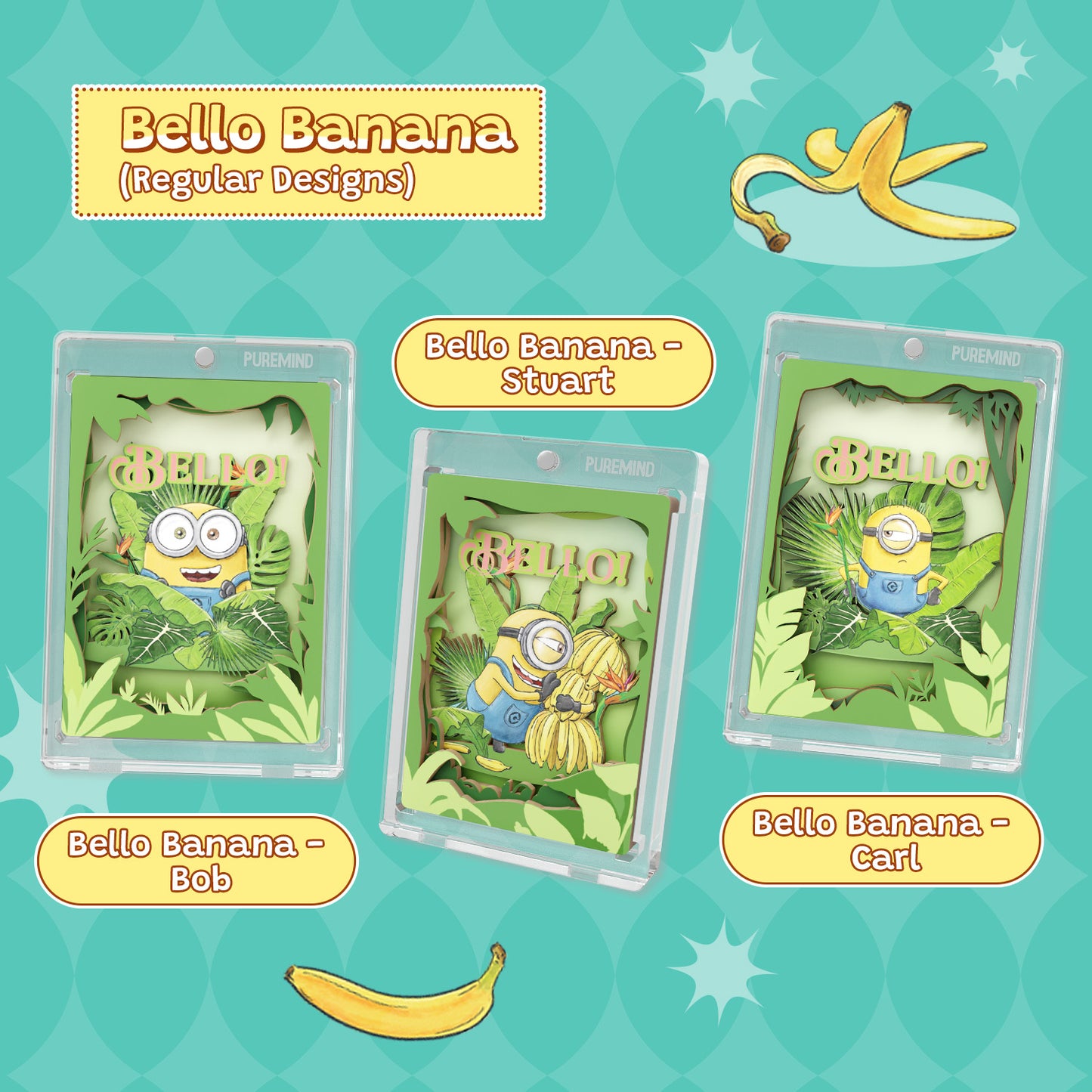 Puremind x Minions Mini Art Blind Box 1720-BOX