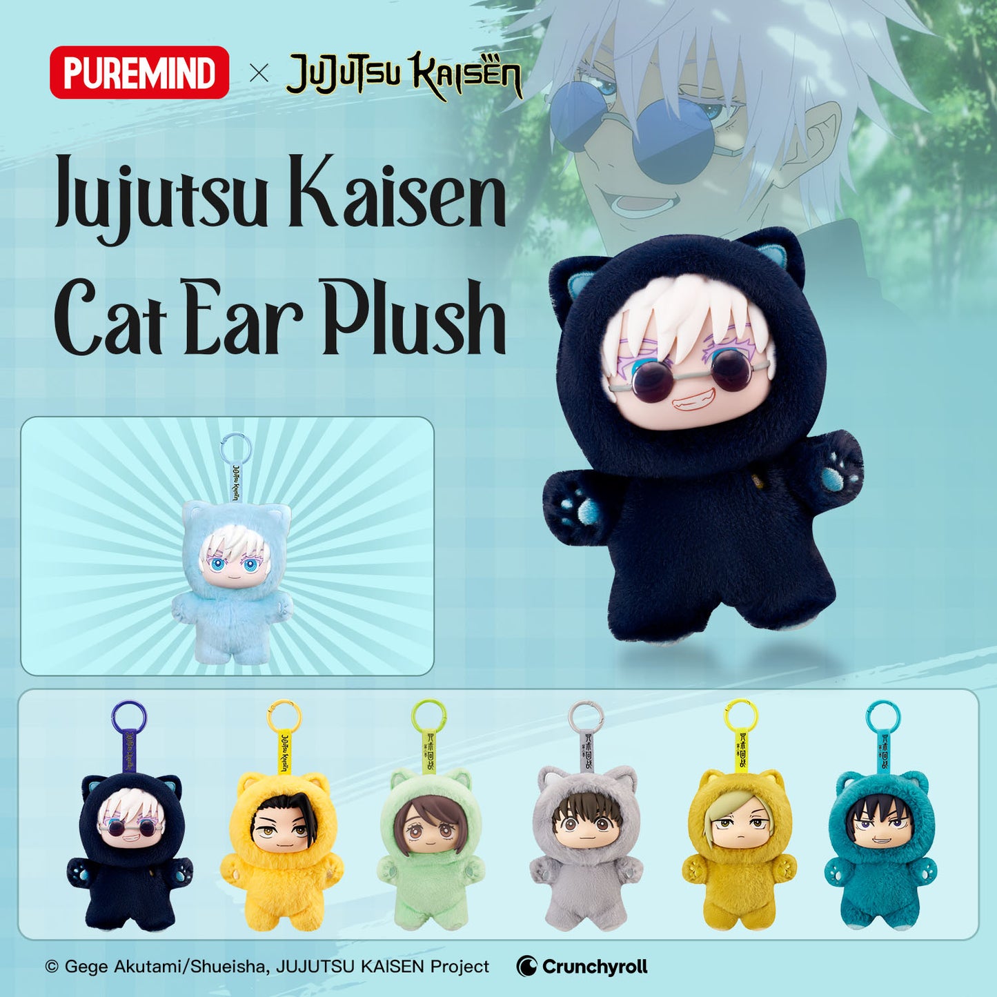 Puremind x Jujutsu Kaisen Cat Ear Plush Series Vinyl Plush Blind Box 2726