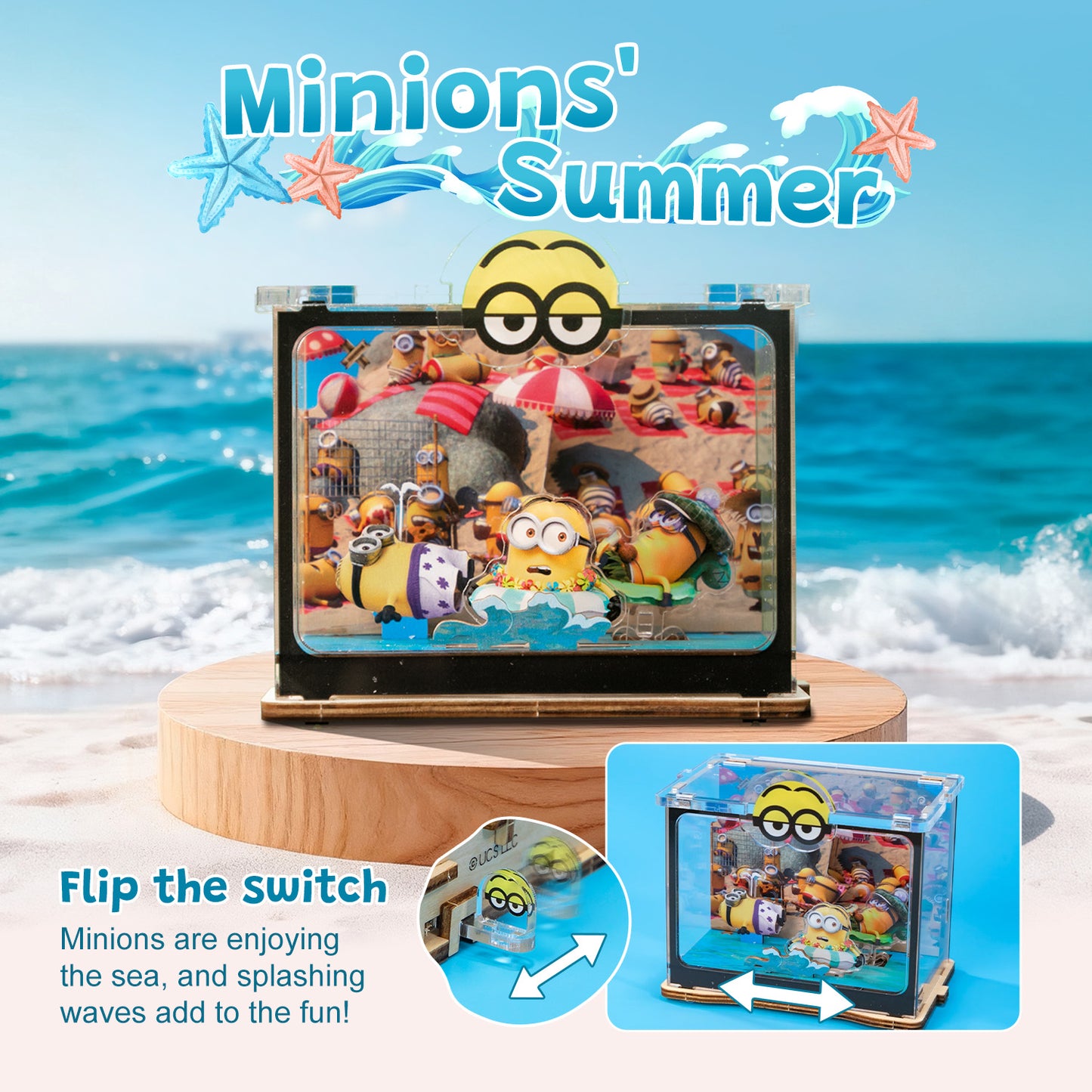 Puremind x Minions Mini Scene 1741-1743