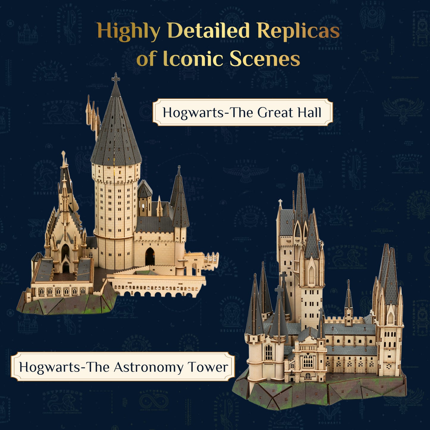 Puremind x Harry Potter Hogwarts Great Hall & Astronomy Tower 1610-1611