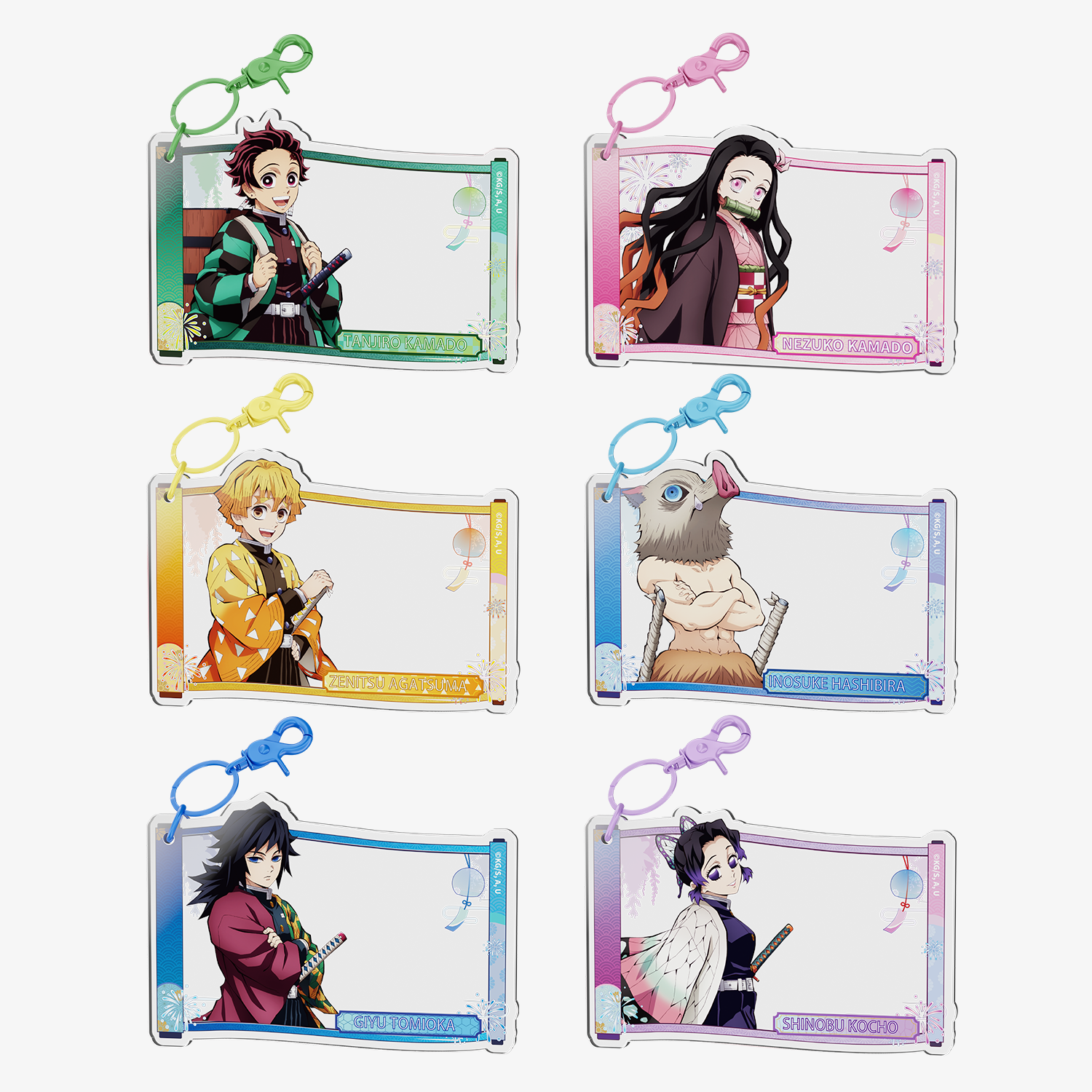 Puremind x Demon Slayer Fireworks display Clear Card Blind Box 3015EN-BOX