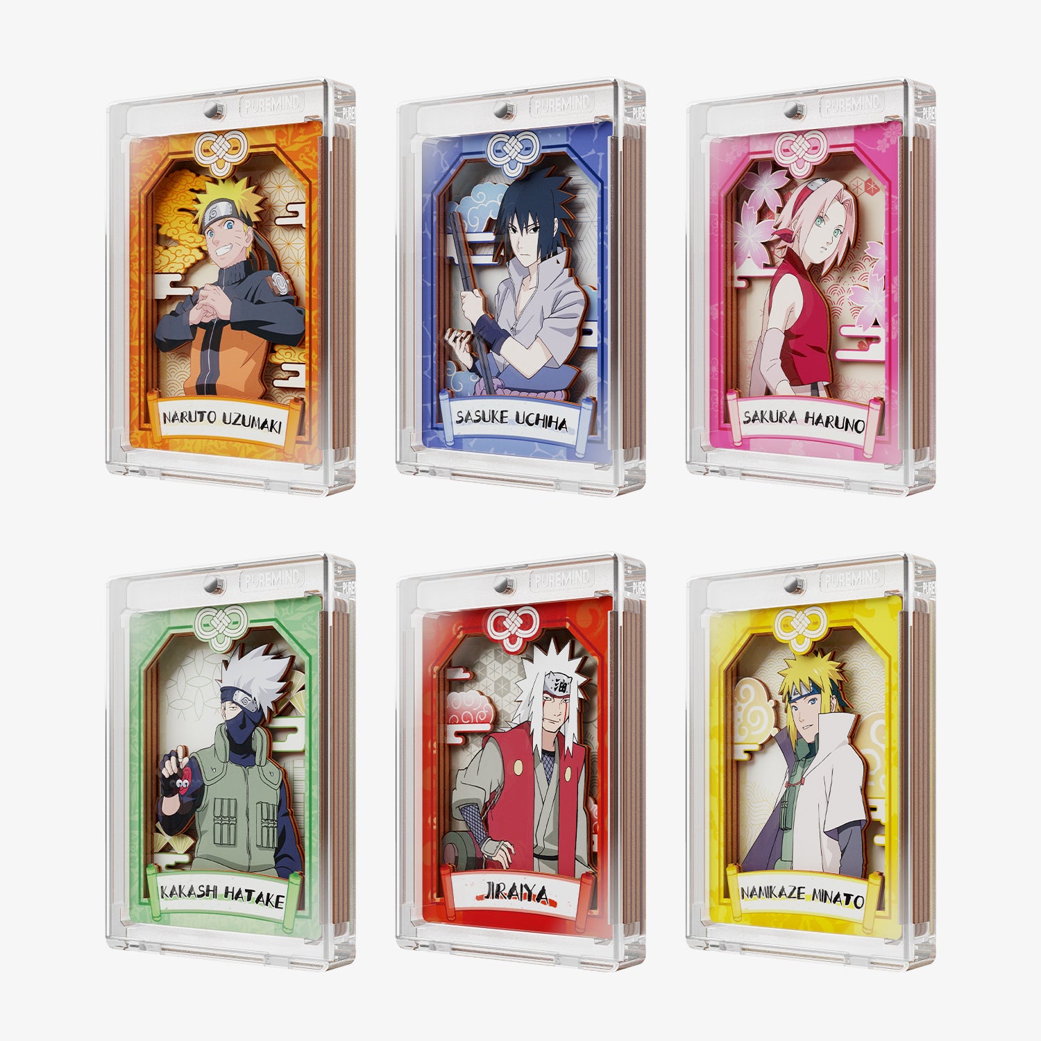 Puremind x Naruto Shippuden Mini Art Ninja Spirit Amulet Blind Box 3102EN-BOX