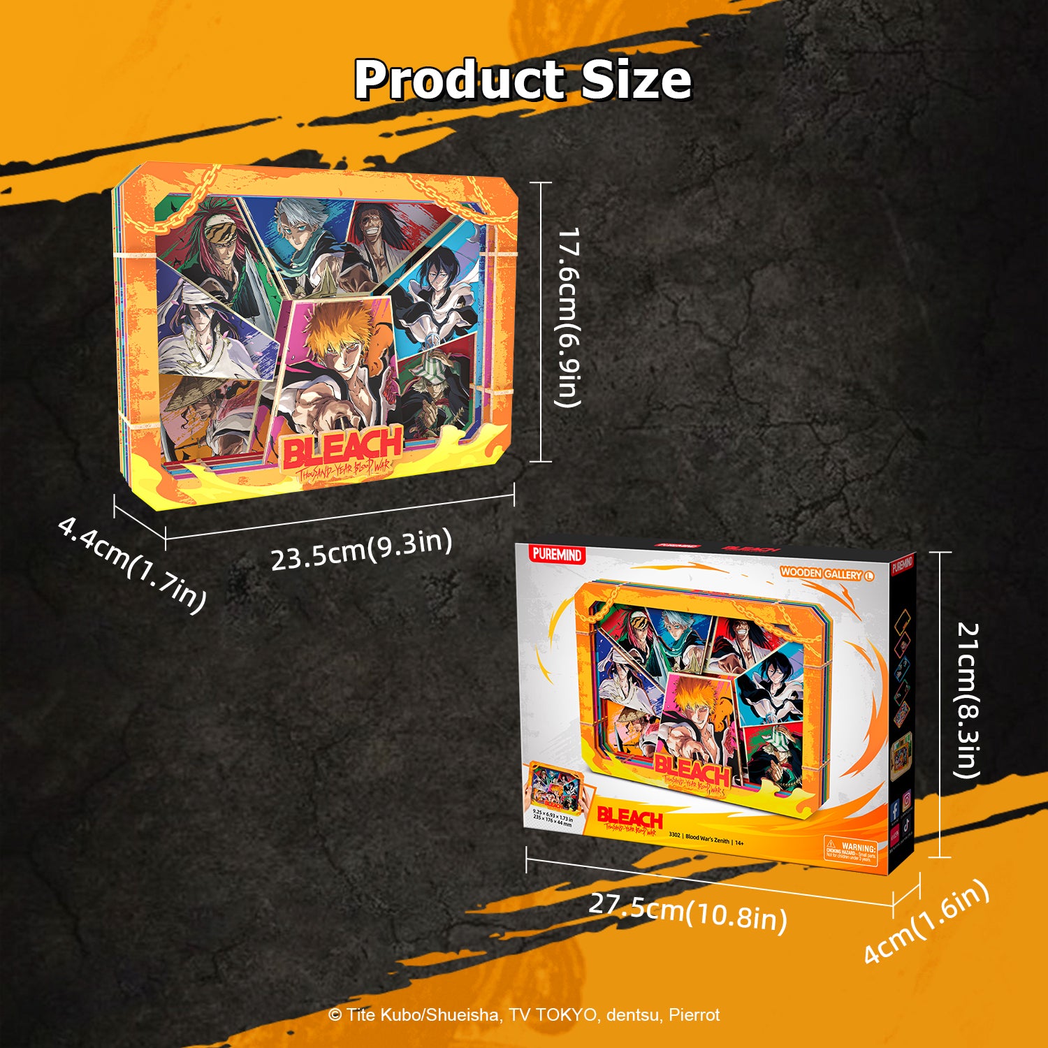 Puremind x BLEACH Wooden Gallery（L）Blood War's Zenith 3302EN
