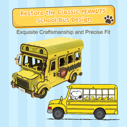 Puremind x Snoopy – School Bus 1204