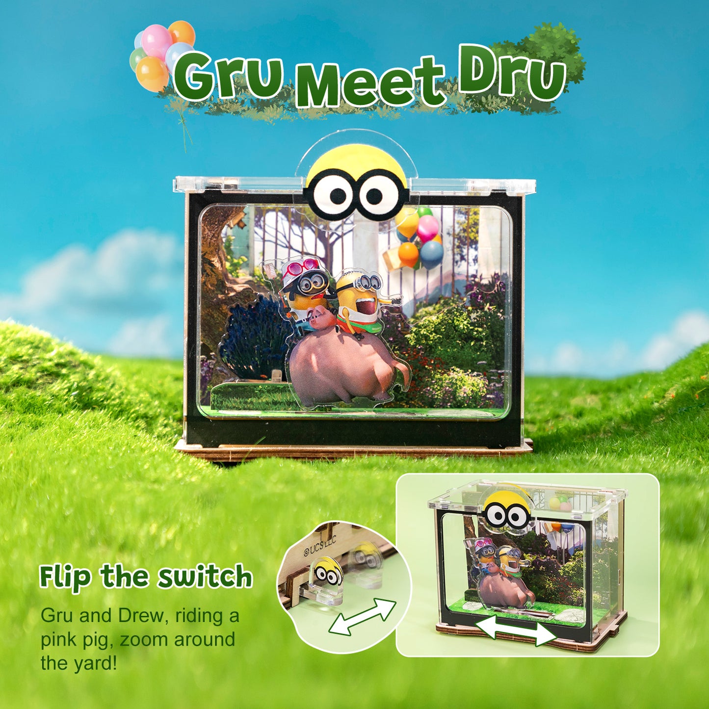 Puremind x Minions Mini Scene 1741-1743