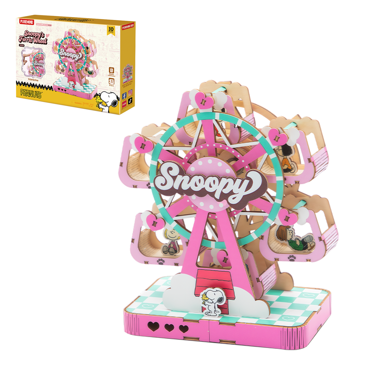 Puremind x Snoopy Amusement Park Series 1215-1218