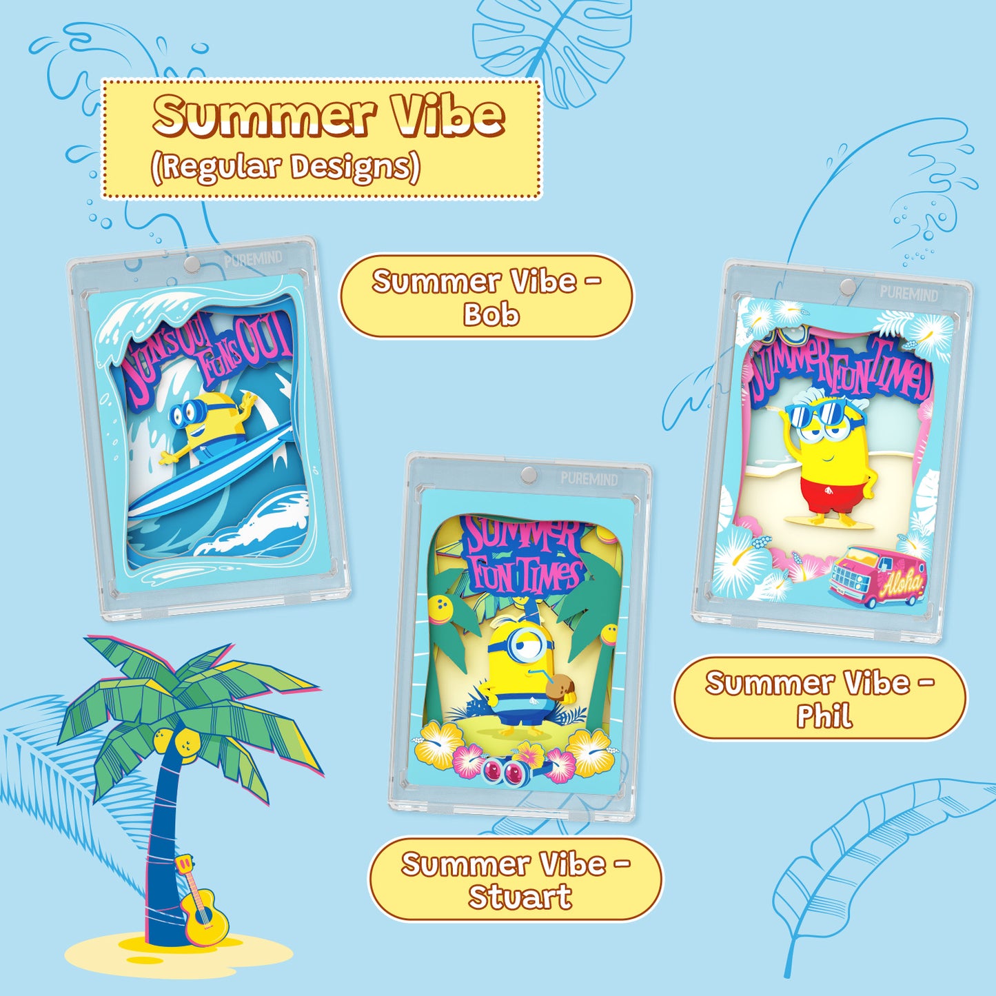 Puremind x Minions Mini Art Blind Box 1720-BOX