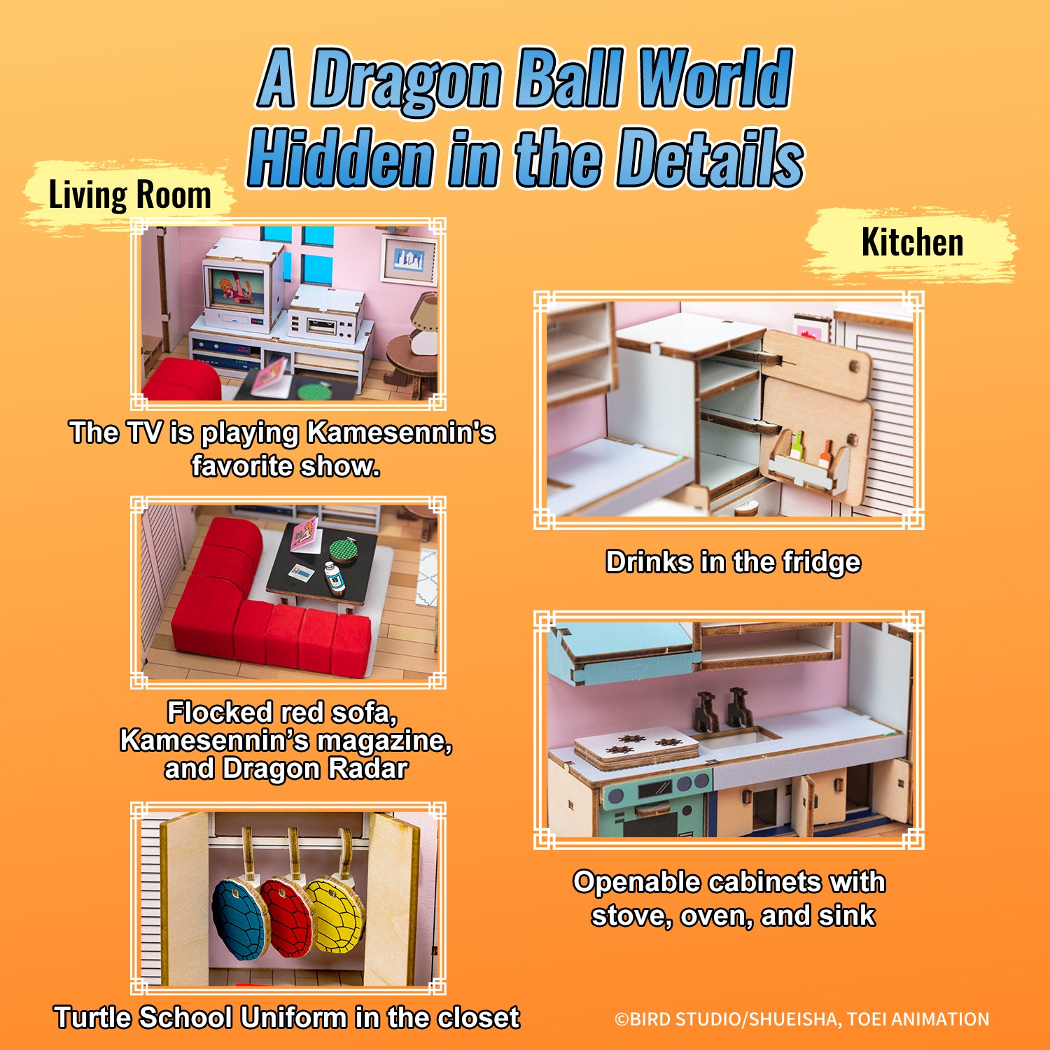 Puremind x DRAGONBALL Kame House 1102EN