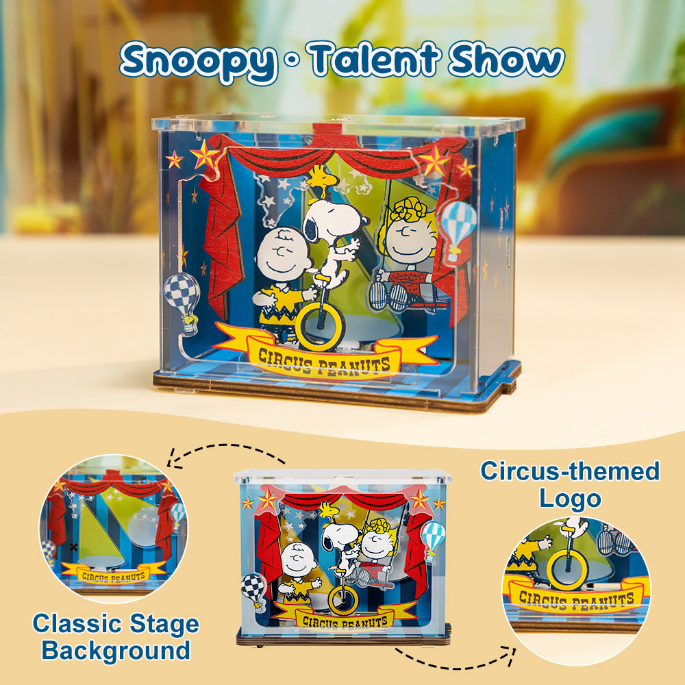 Puremind x Snoopy – Talent Show Wooden Puzzle 2102EN