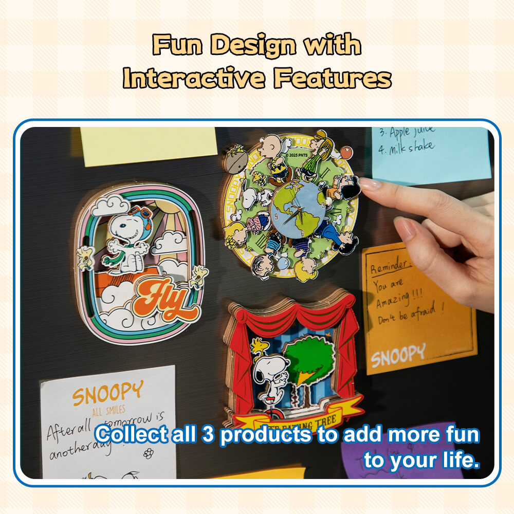 Puremind x Snoopy – Around the World Interactive Magnet