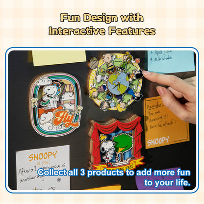 Puremind x Snoopy – Around the World Interactive Magnet