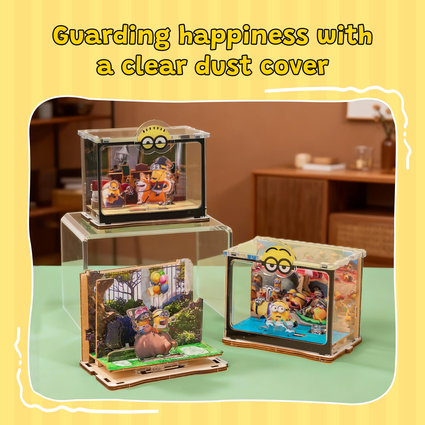 Puremind x Minions Mini Scene 1741-1743