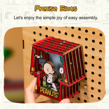 Puremind x Snoopy – Healing Hug Wooden Puzzle 2301