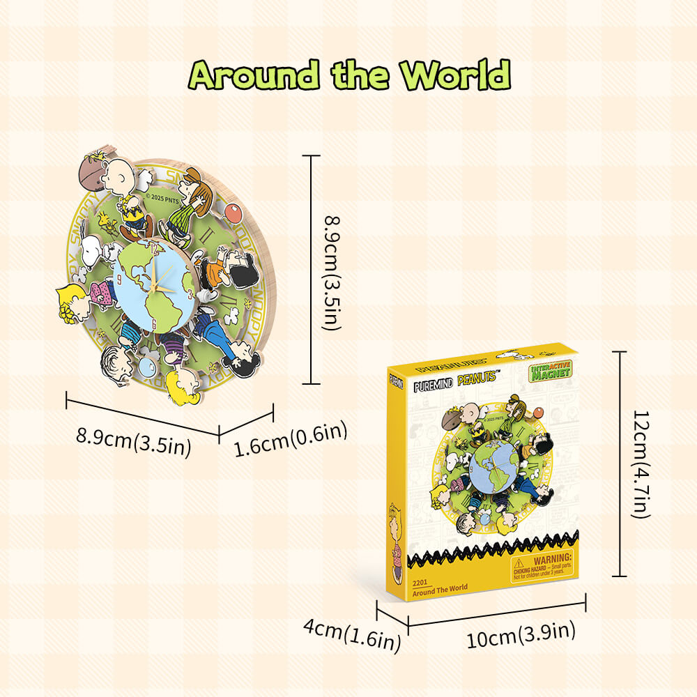Puremind x Snoopy – Around the World Interactive Magnet