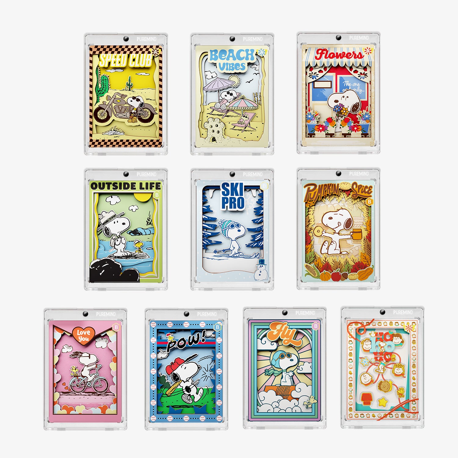 Puremind x Snoopy Mini Art Blind Box 1209-BOX