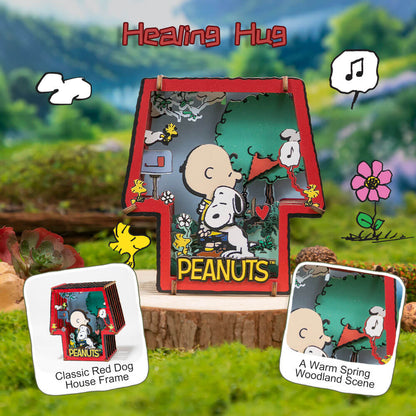 Puremind x Snoopy – Healing Hug Wooden Puzzle 2301