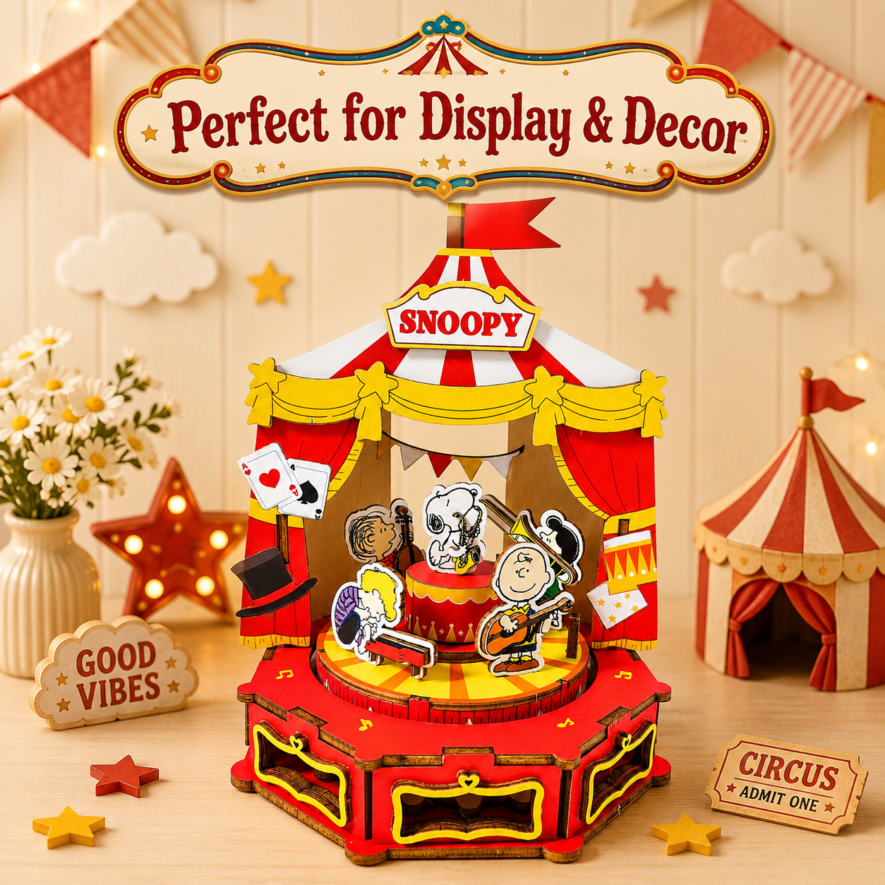 Puremind x Snoopy Amusement Park Series 1215-1218