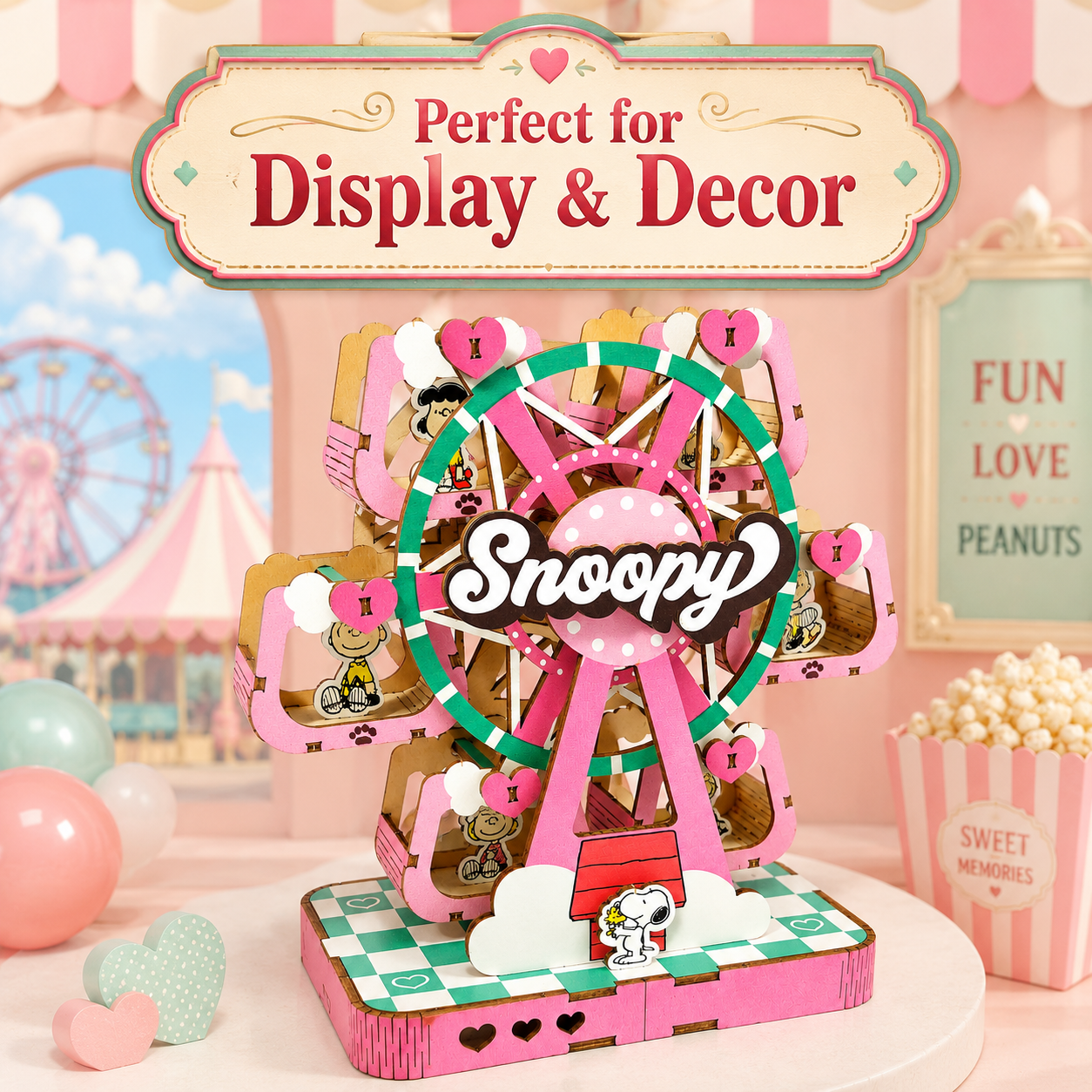 Puremind x Snoopy Amusement Park Series 1215-1218
