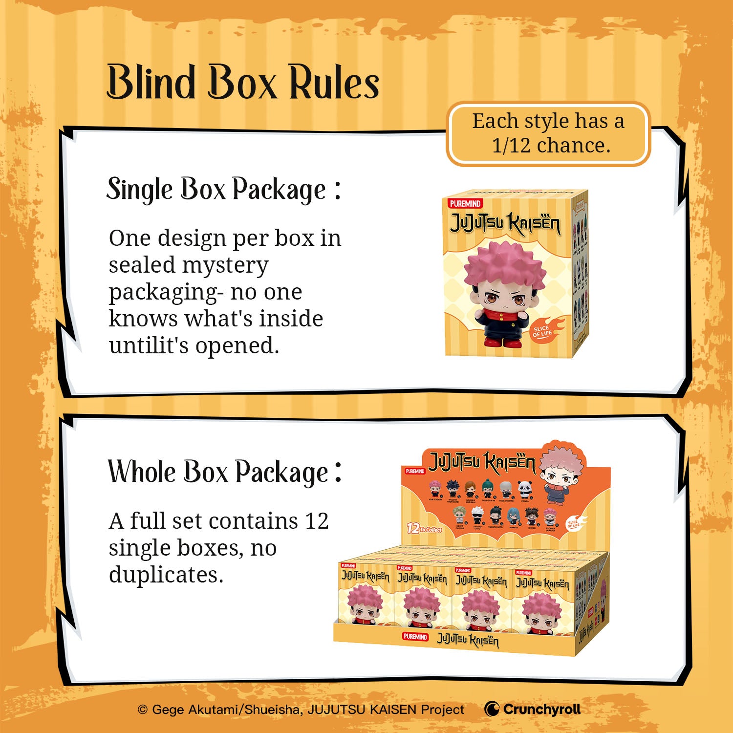 Puremind x Jujutsu Kaisen Slice of Life Blind Box 2727